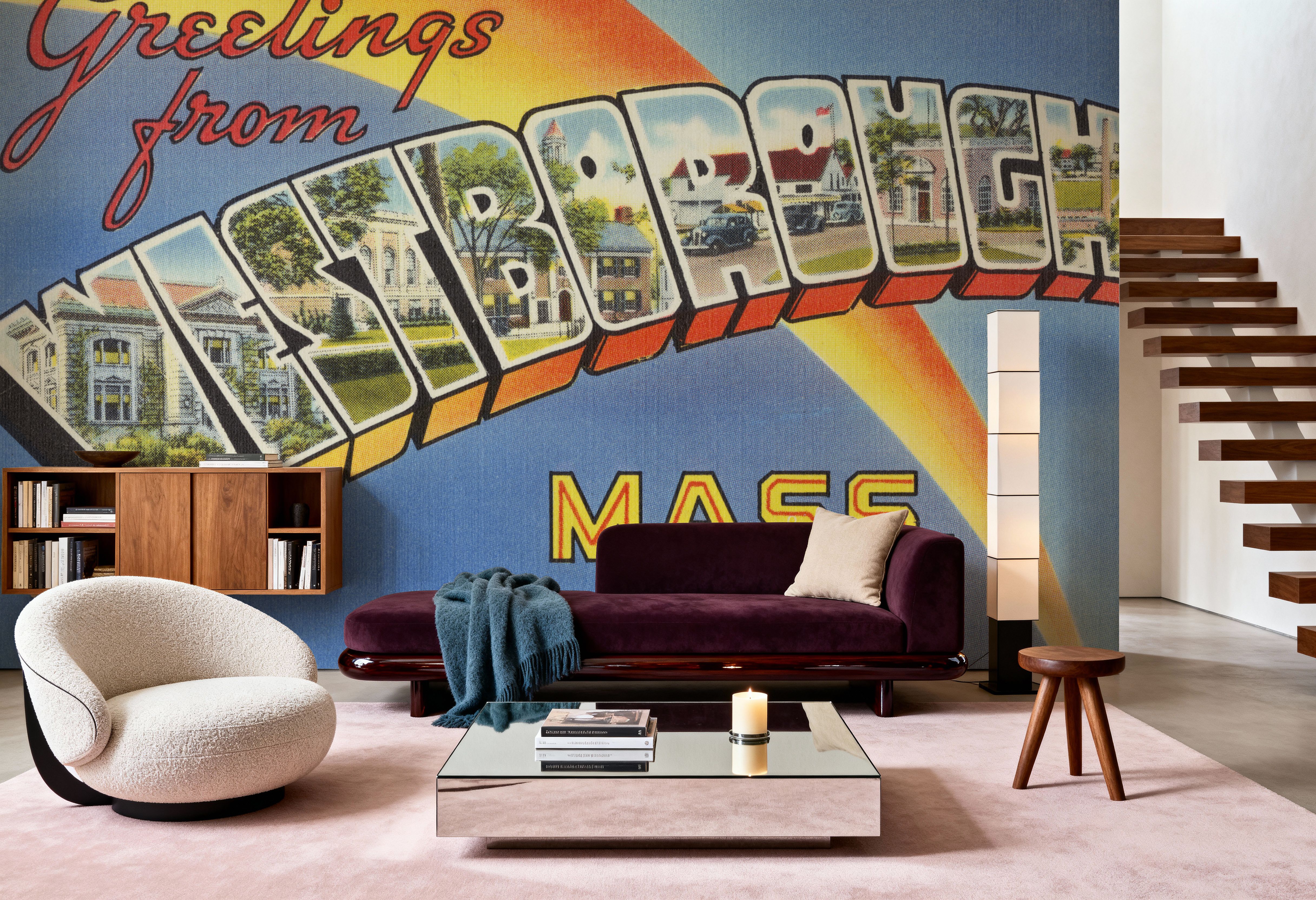 Greetings from Westborough - Screenprint Postcard