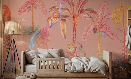 Colorful Jungle, Peach