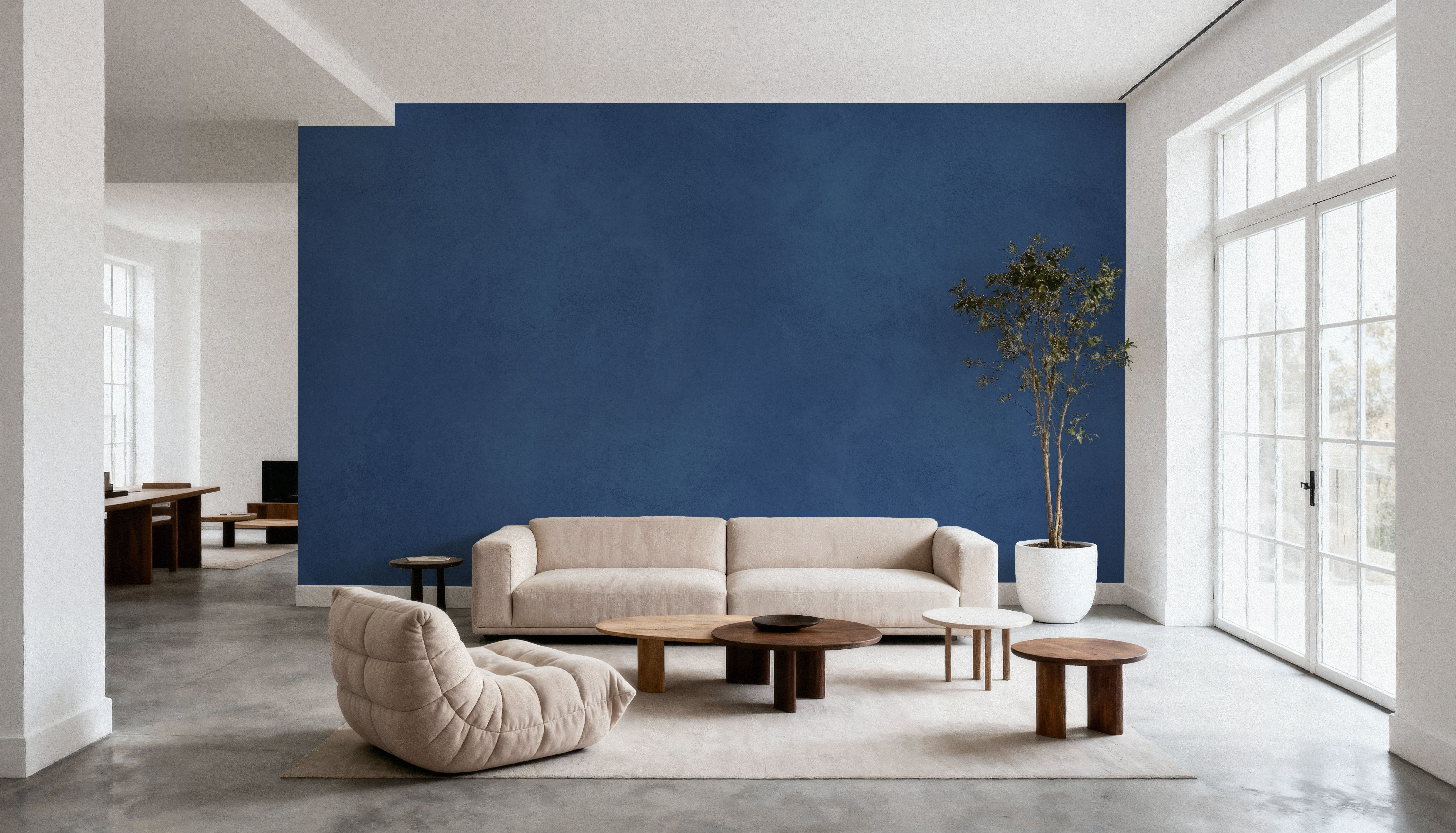 Tuscan Clay, Ocean, Wallpaper