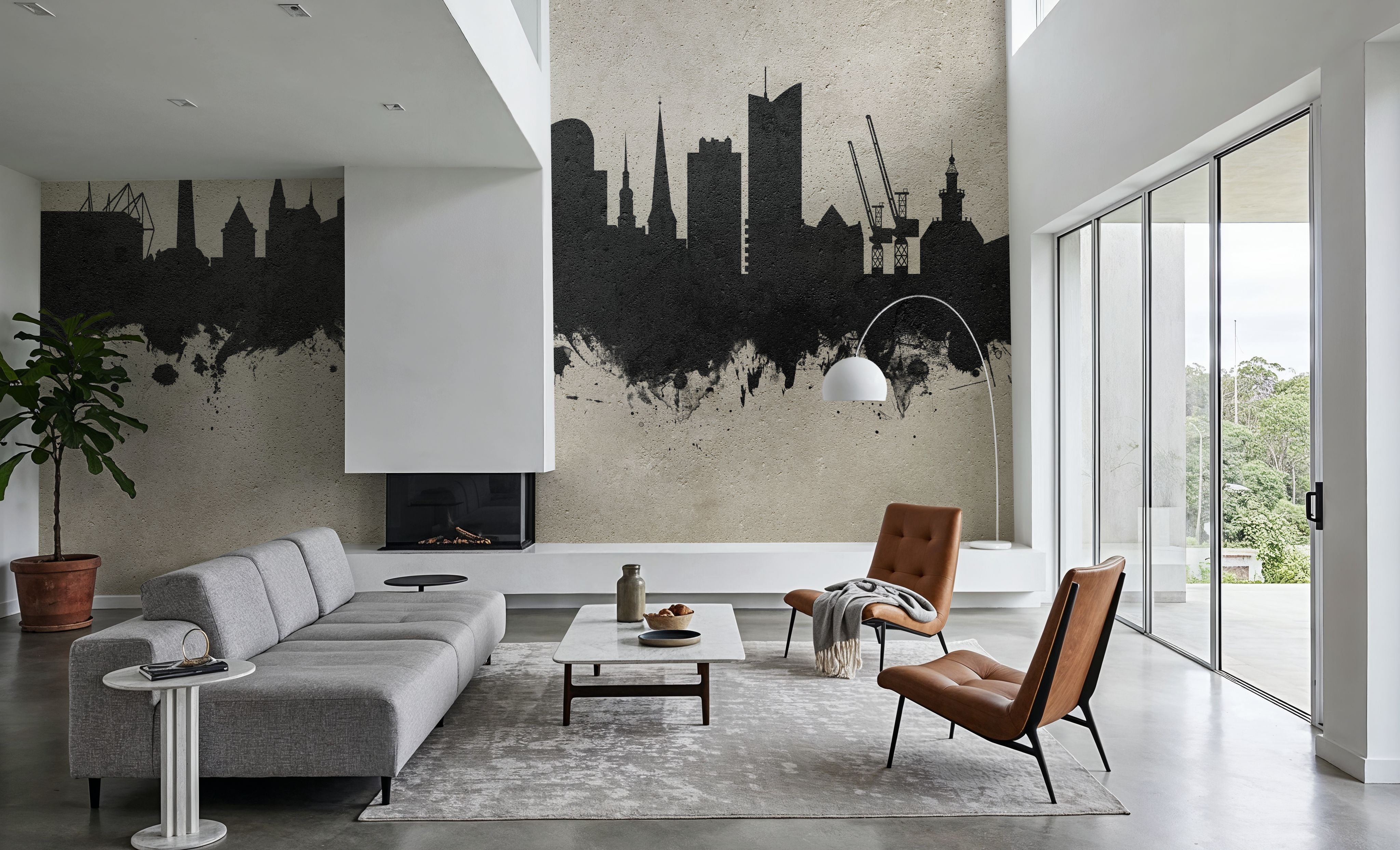 Dortmund Germany Skyline Concrete