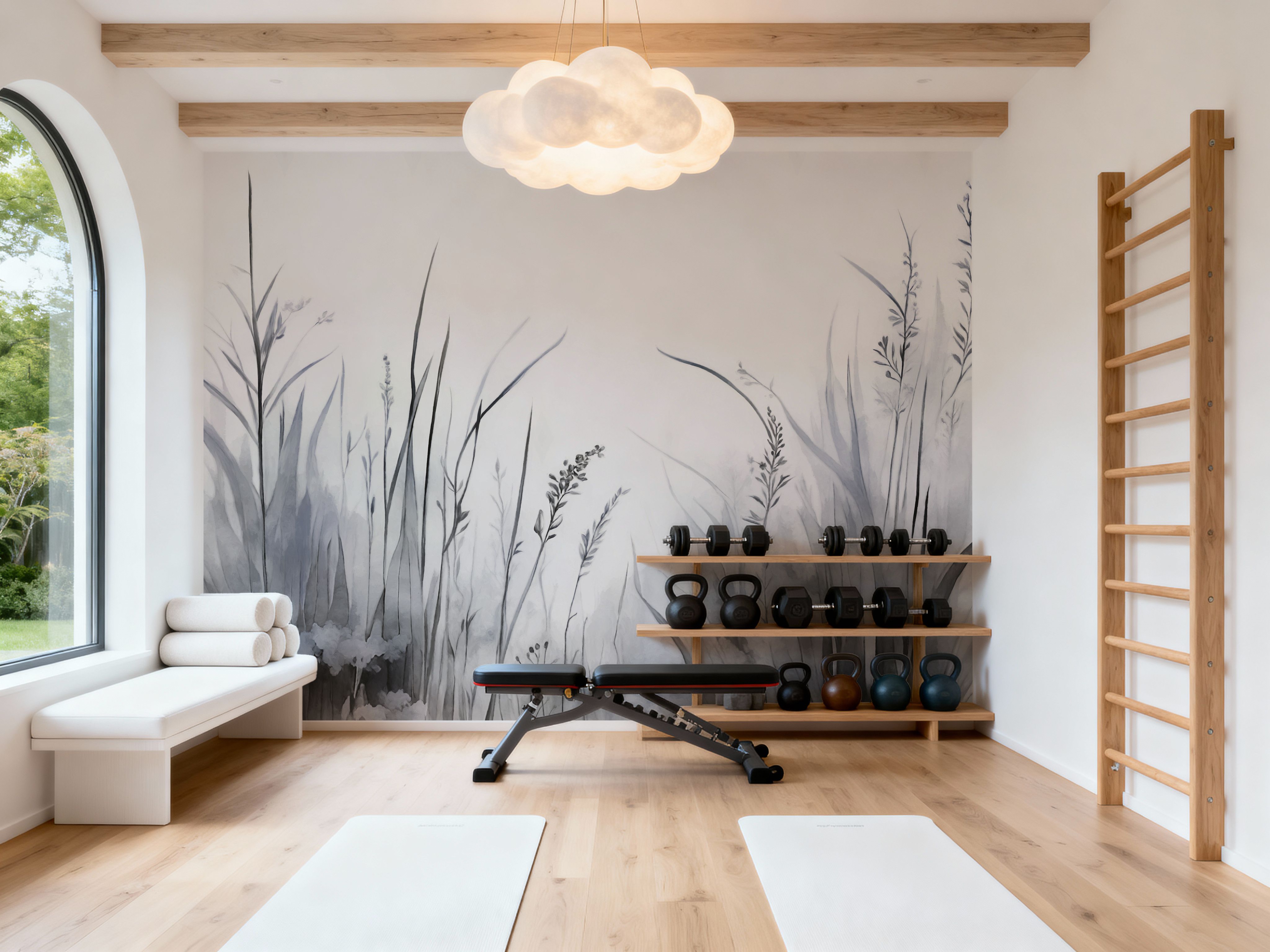 Harmony Gray, Carte da parati