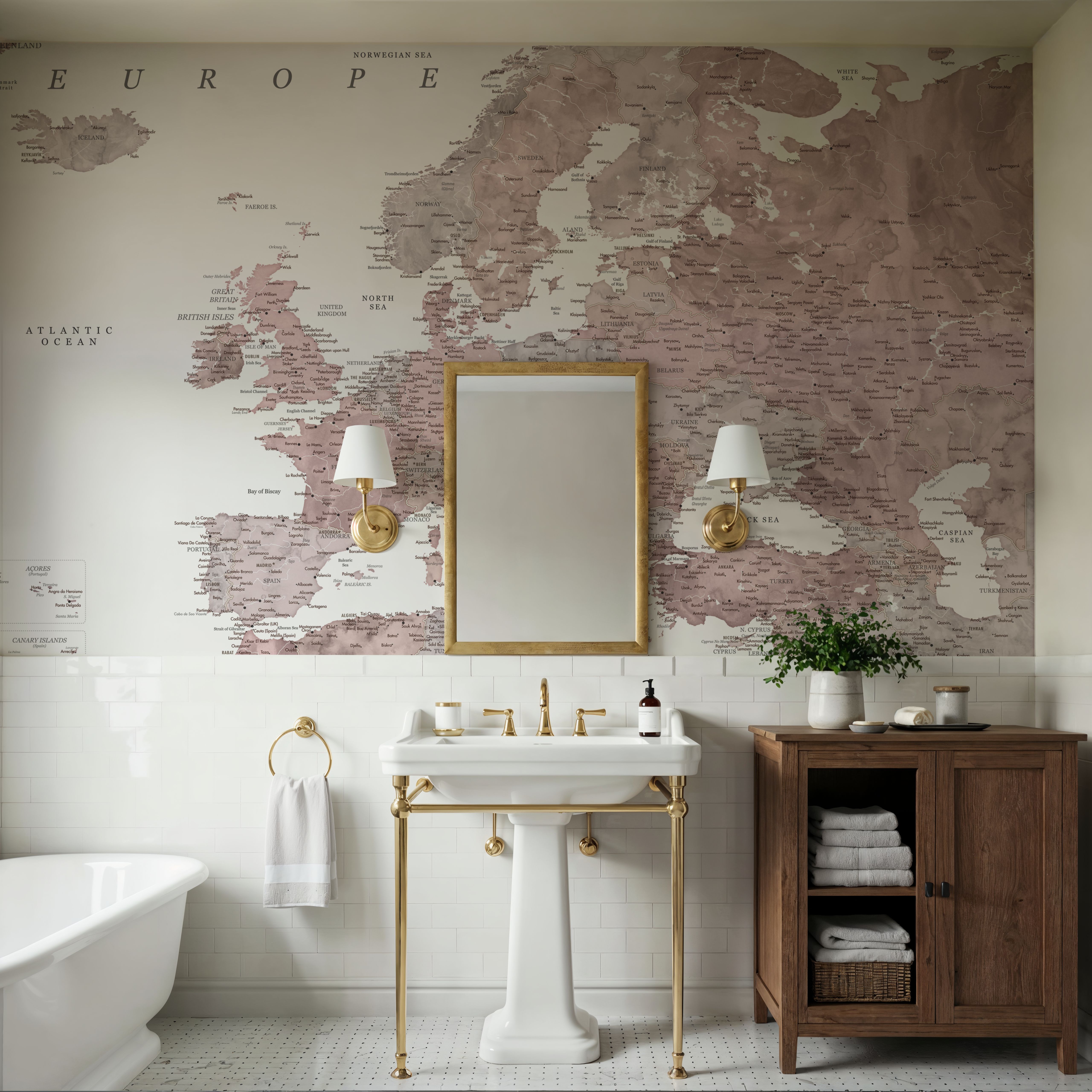 Europe Map Detailed - Linda