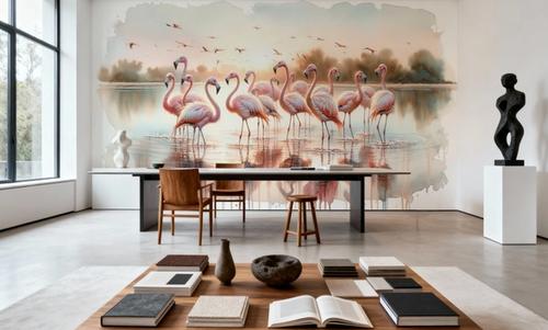 Flamingo Sunrise
