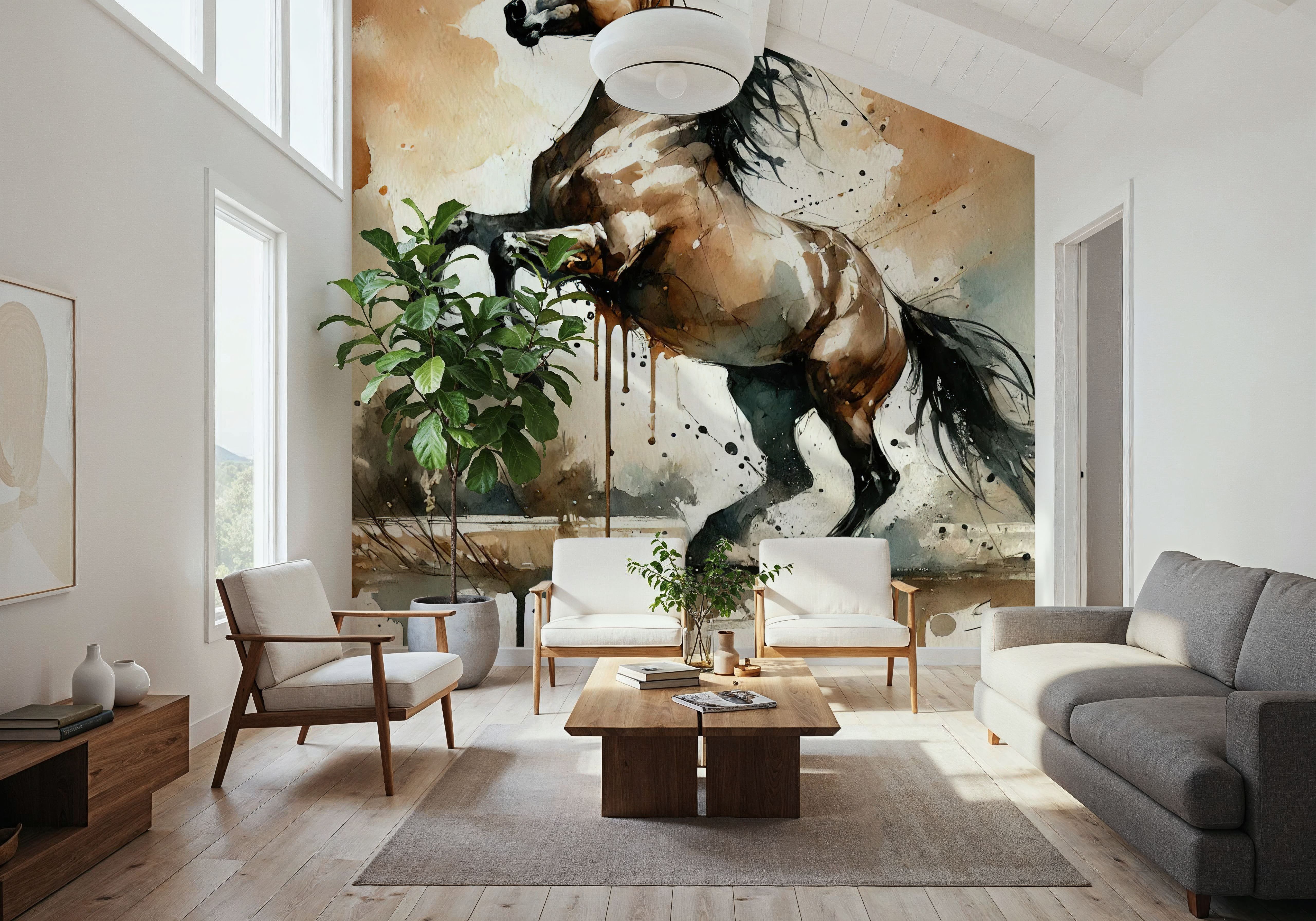 Fiery Horse Elegance