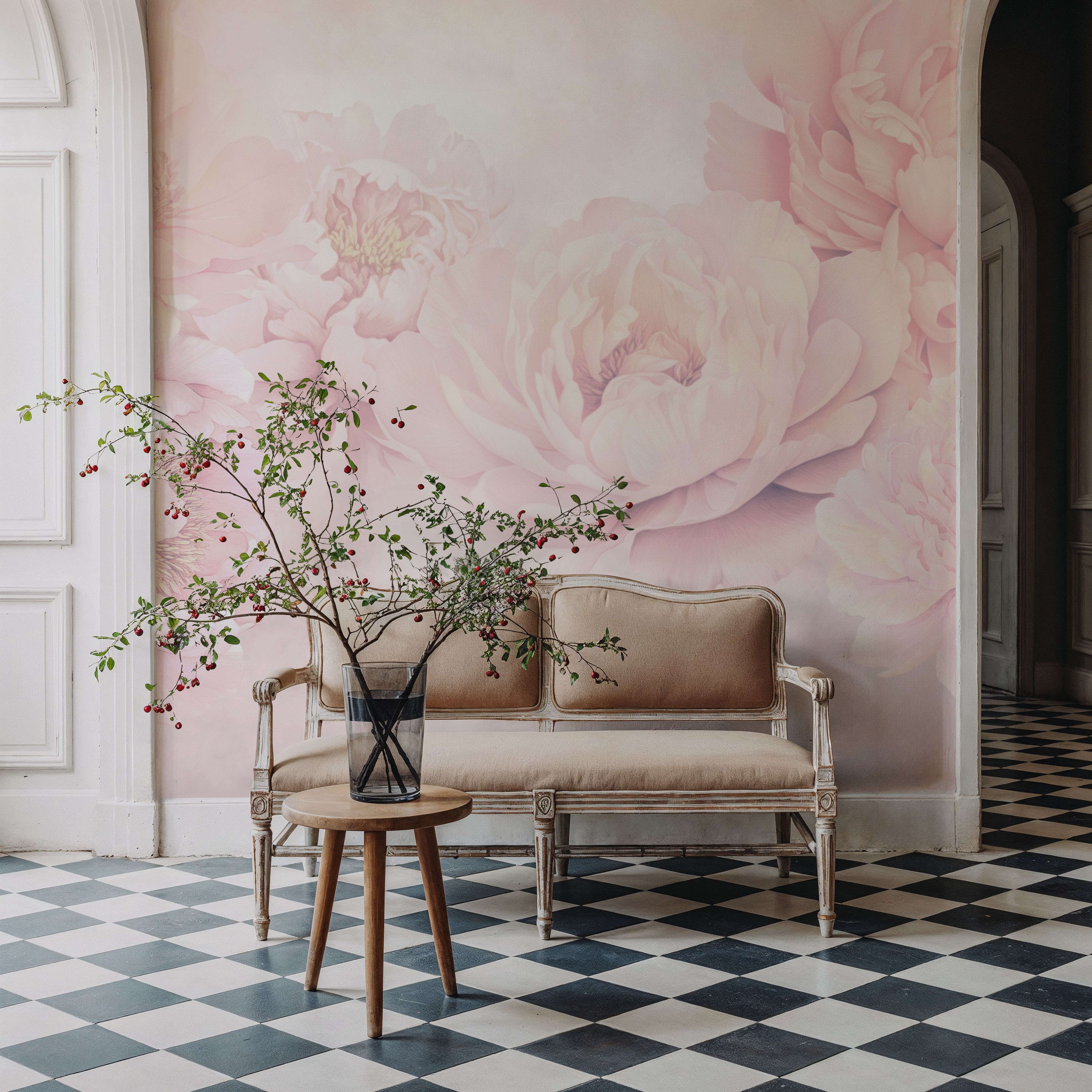 Transcendent Peony, Dusty Pink