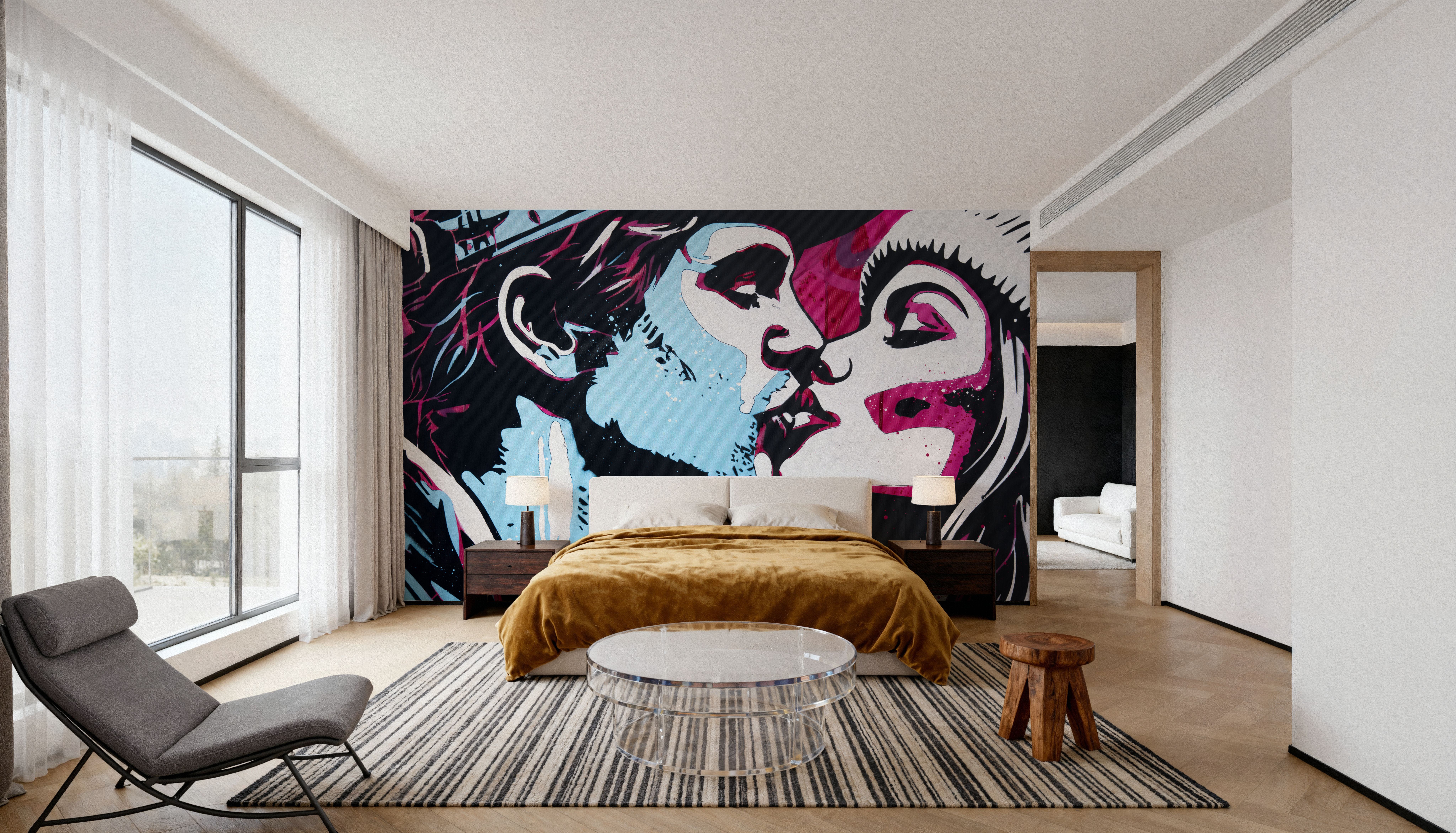 Modern Romance, Wallpaper