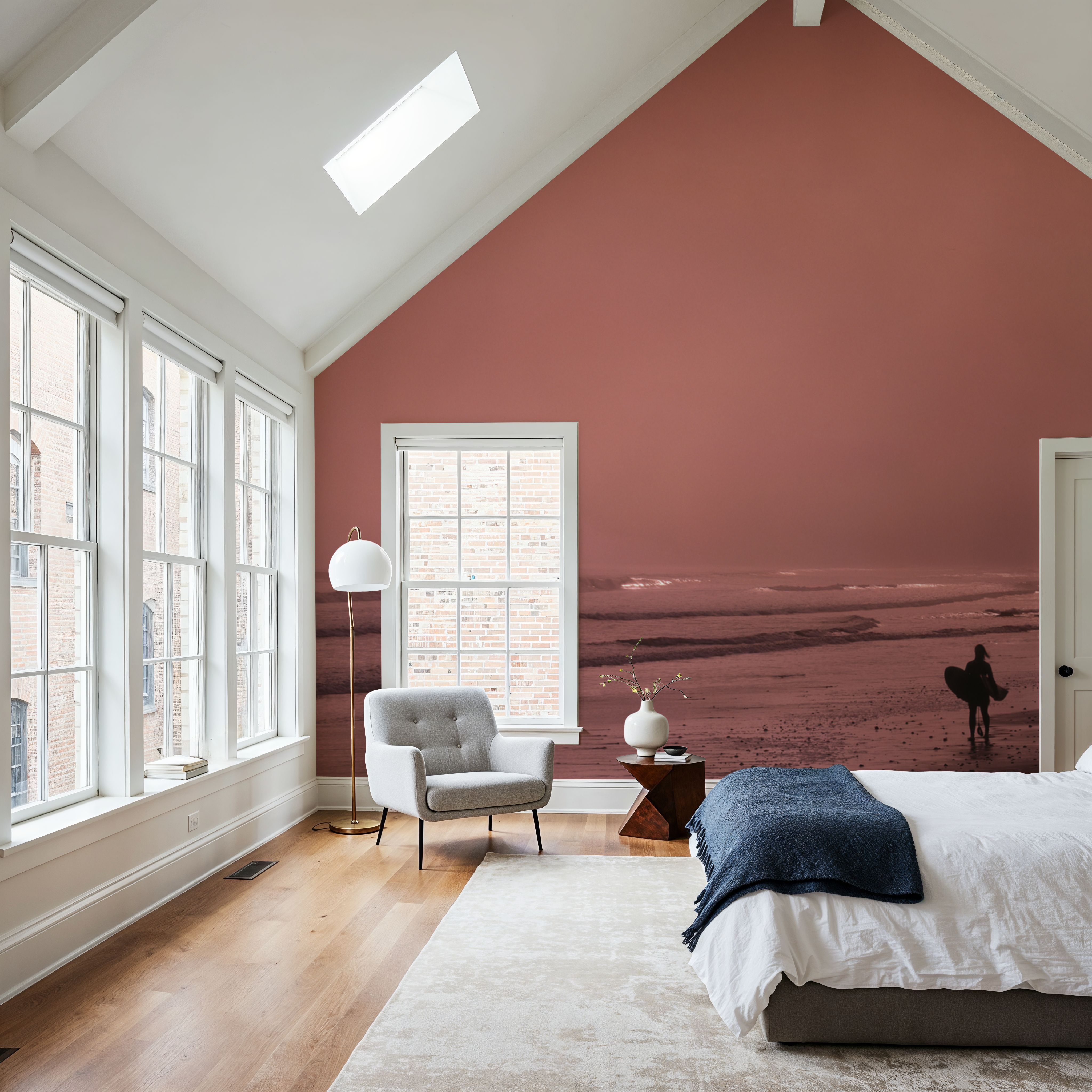 Sunset Surfers Silhouette