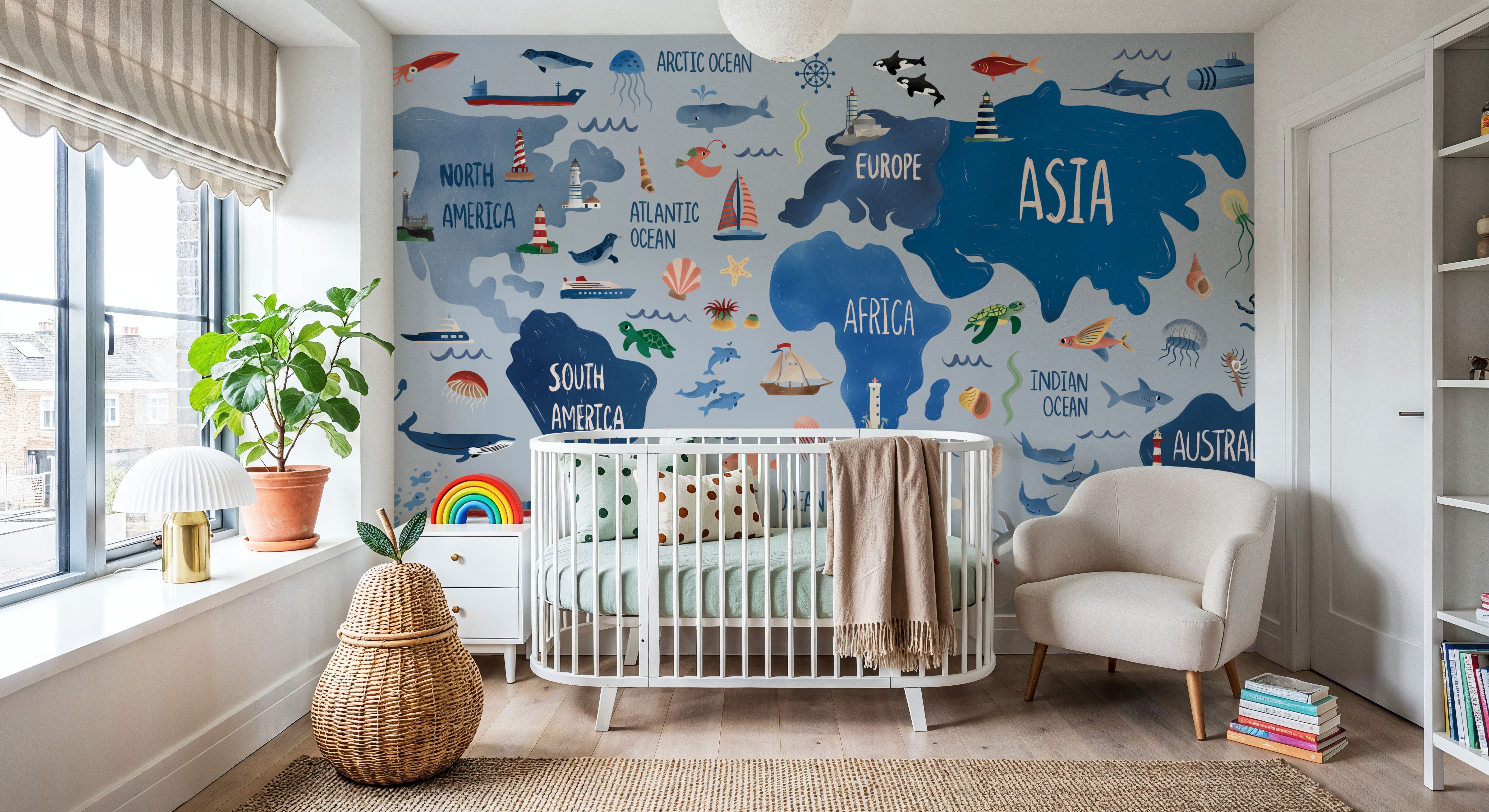 Nautical World Map