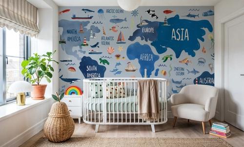 Nautical World Map