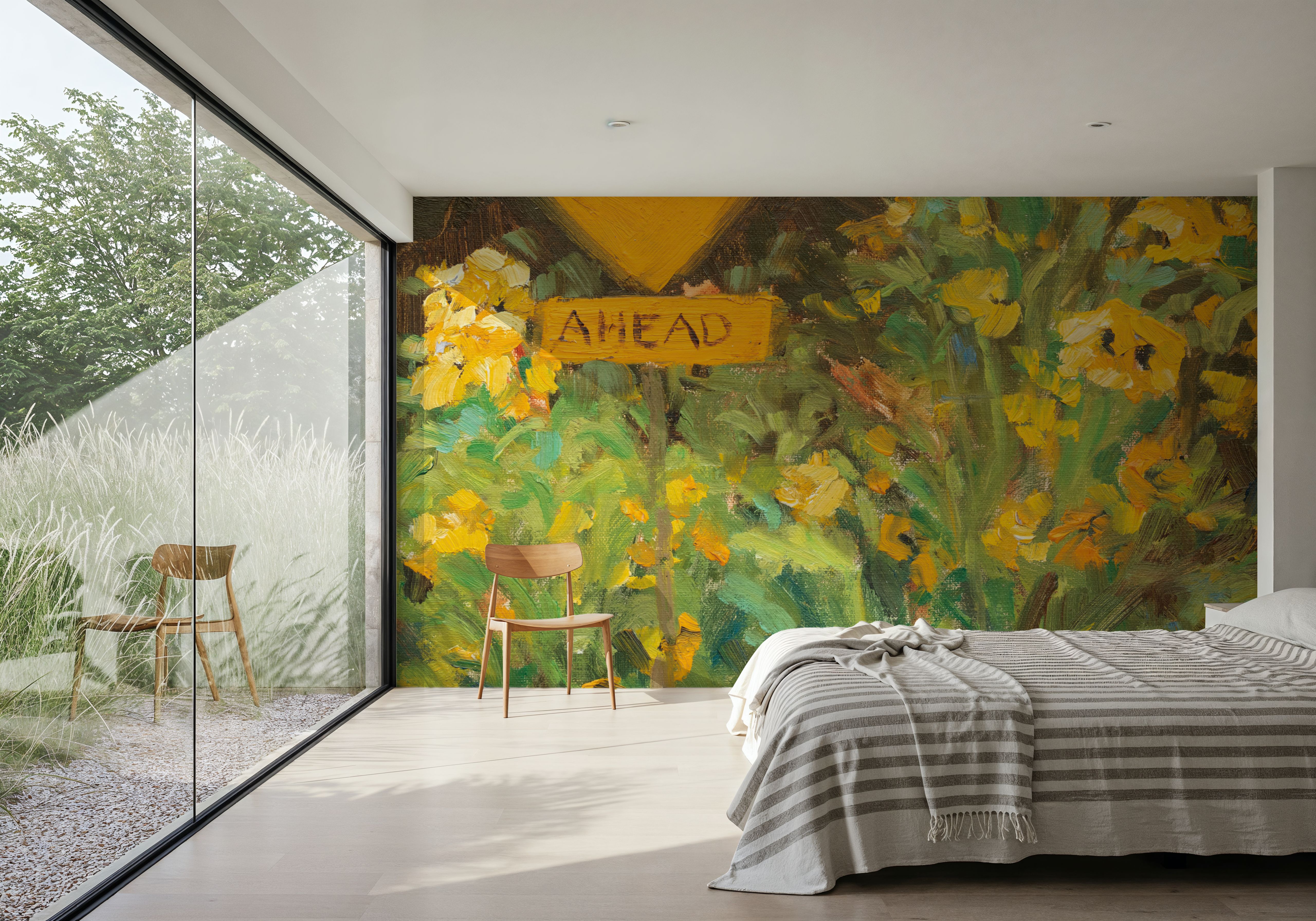 Bicycle Crossing, Carte da parati