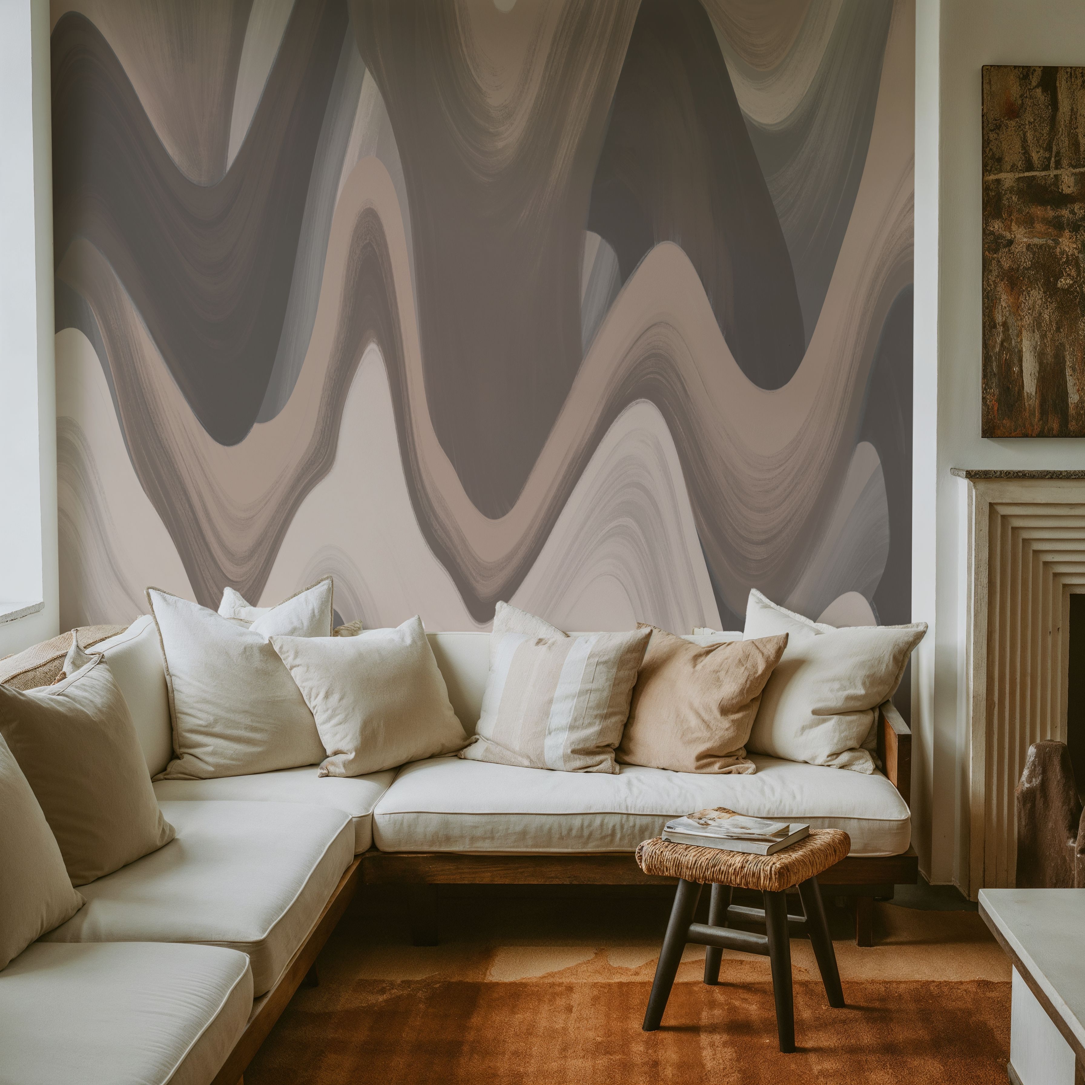 Abstract Paints, Mocha