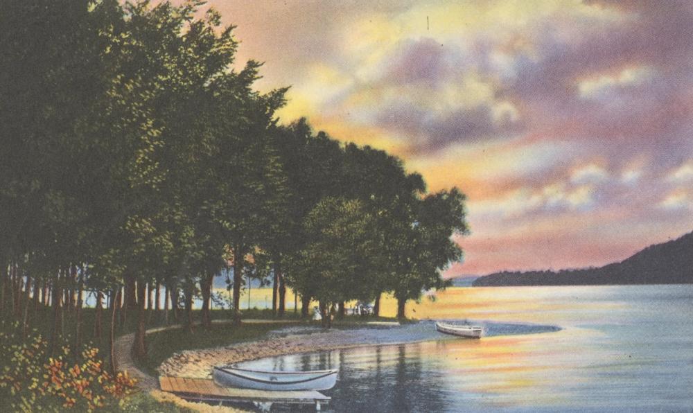 Summer Evenings - Screenprint Postcard