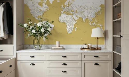 World Map Cities - Andrew
