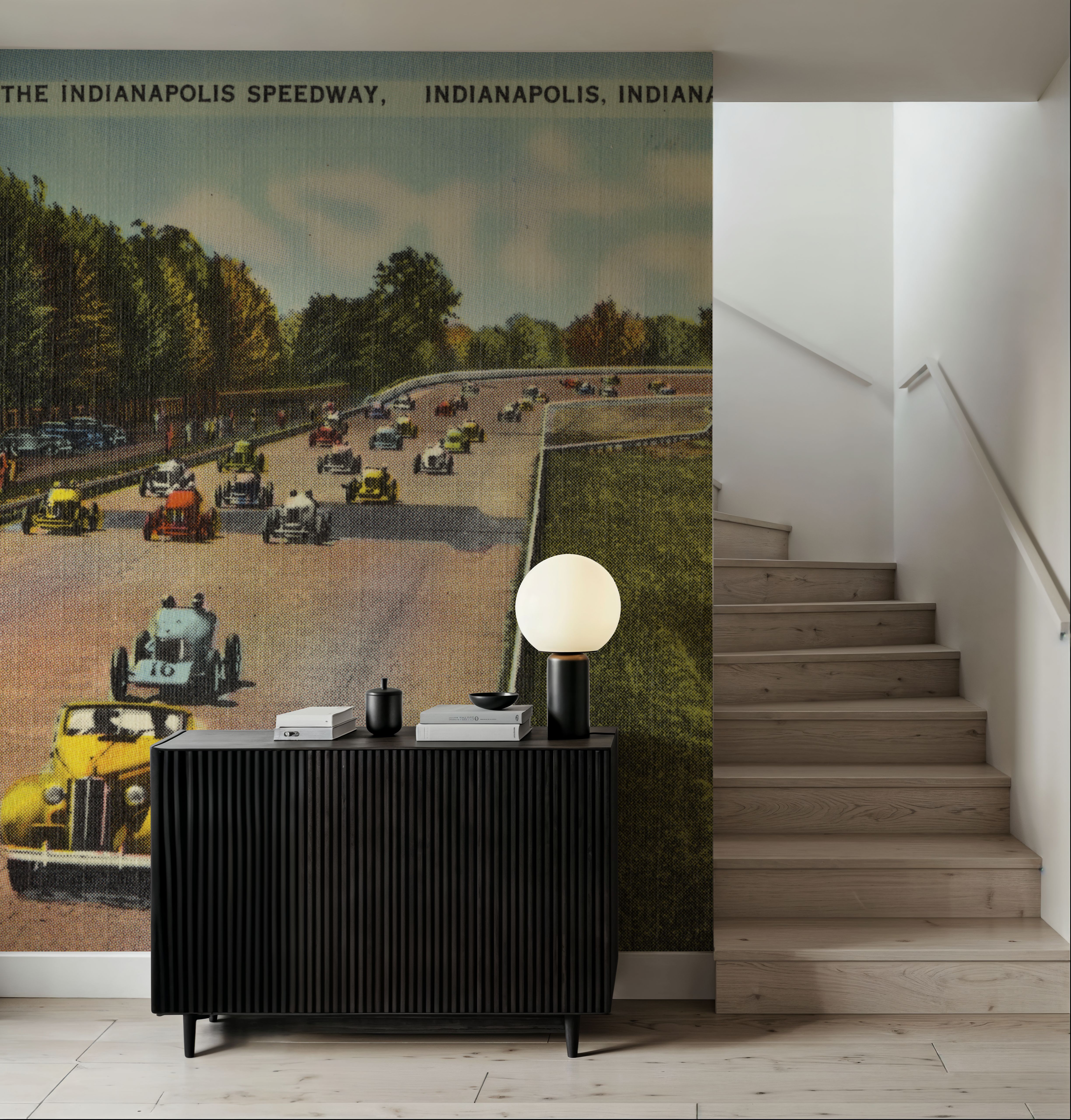 Greetings from the North Turn - Screenprint Postcard