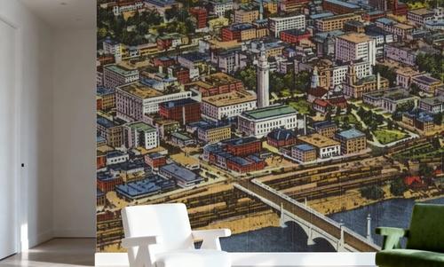 Greetings from the City - Screenprint Postcard