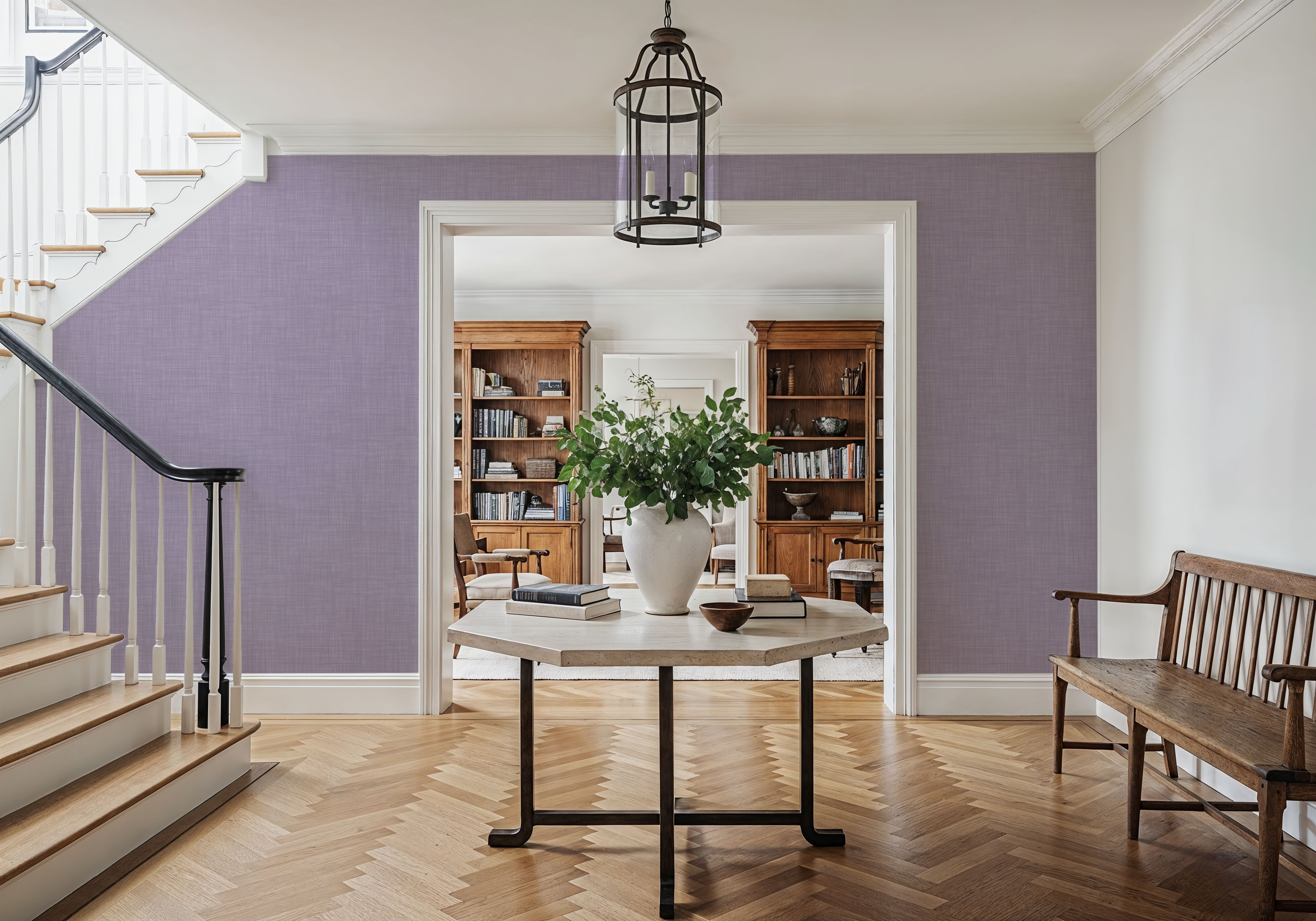 Mottled Linen Effect, Violet