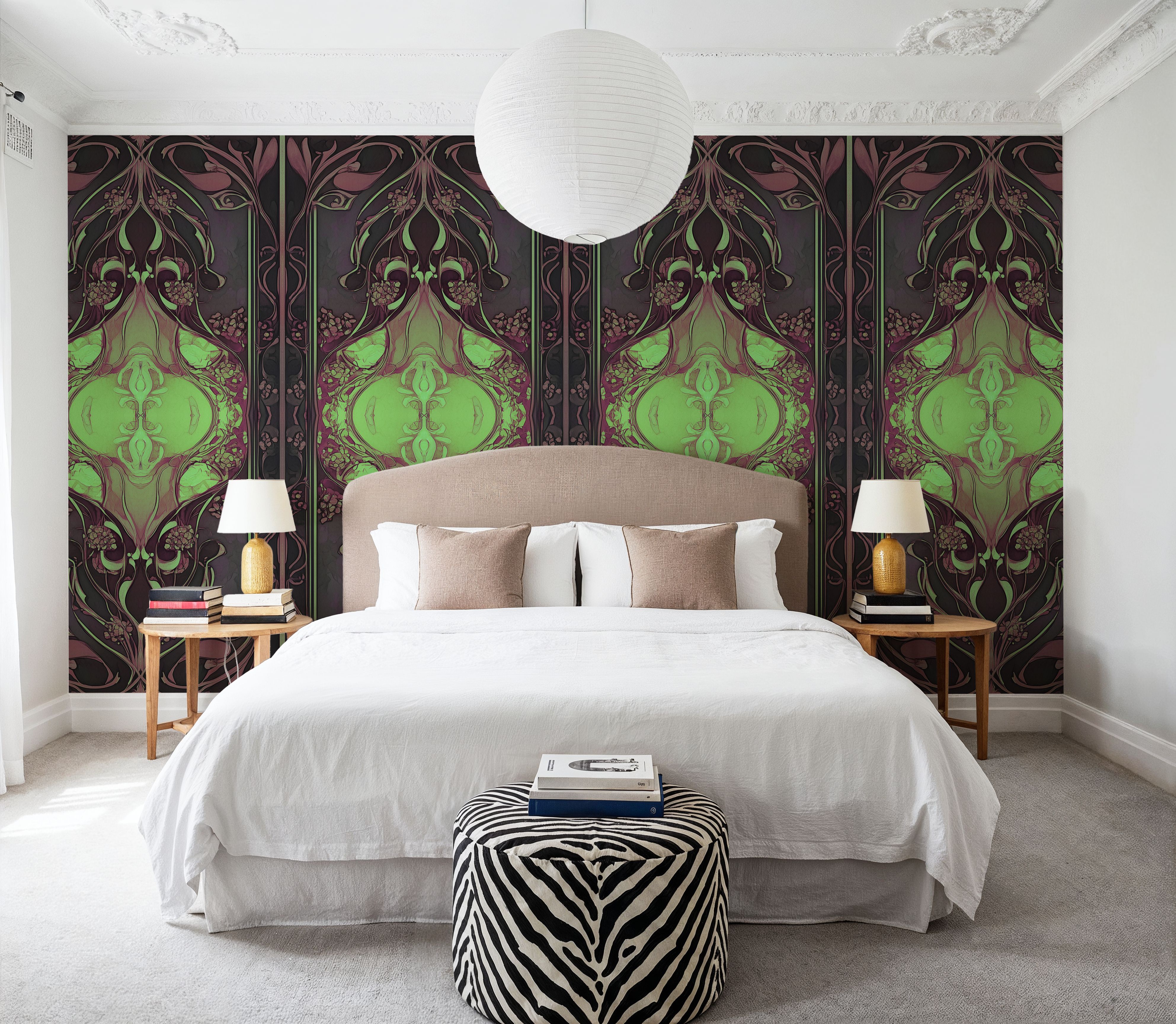 Art Noveau I Pinkgreen