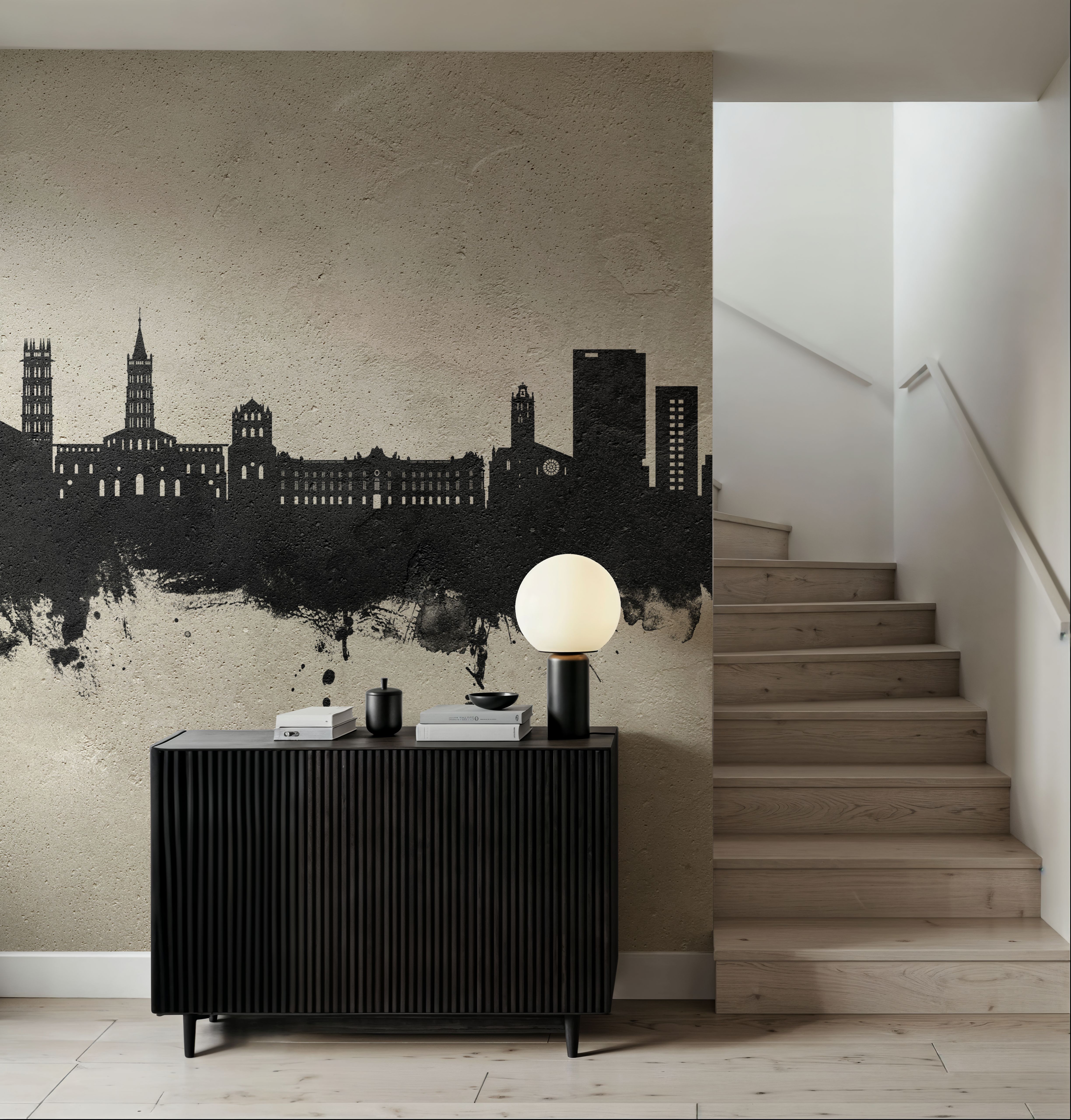 Toulouse France Skyline Concrete