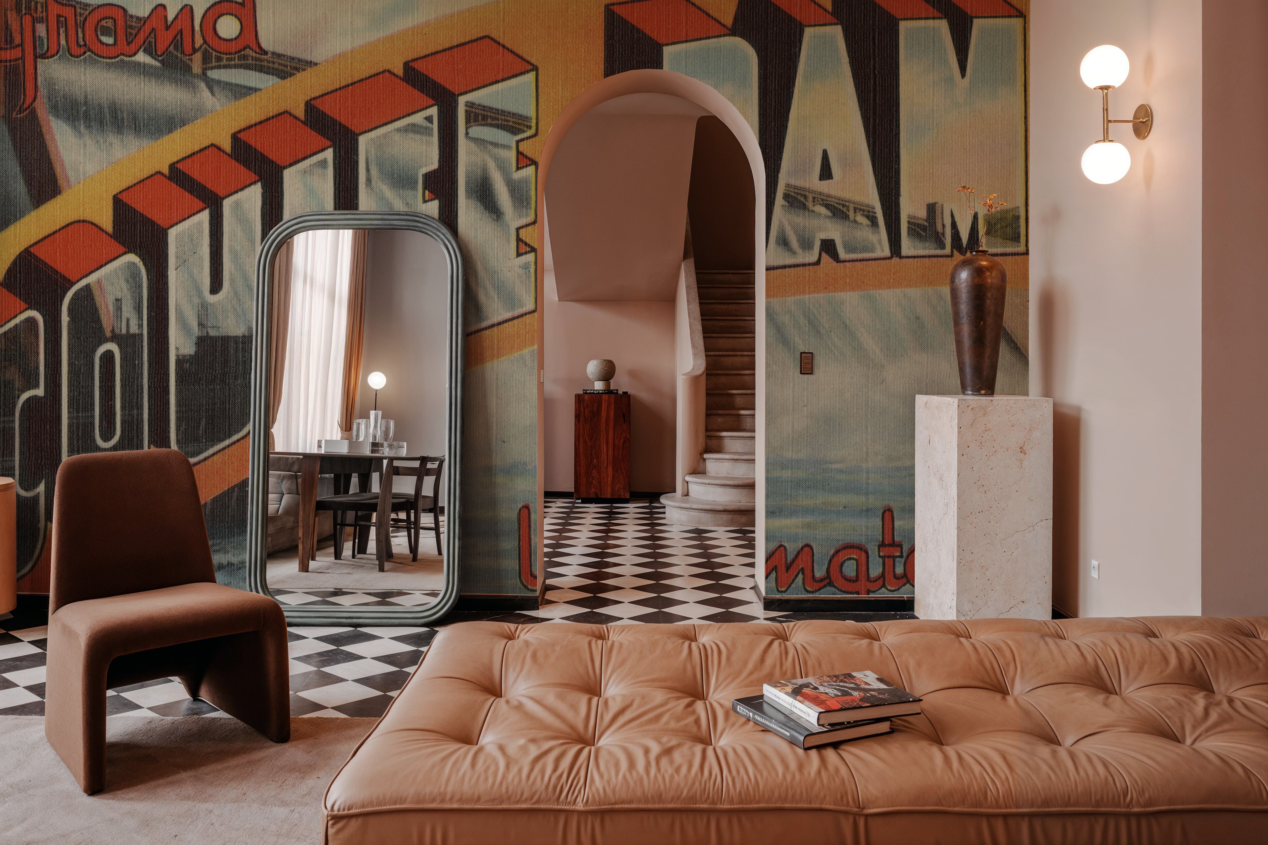 Greetings from Coulee Dam - Screenprint Postcard