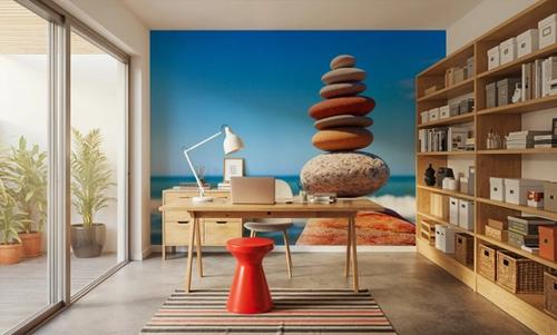 Multicolored Pebble Tower