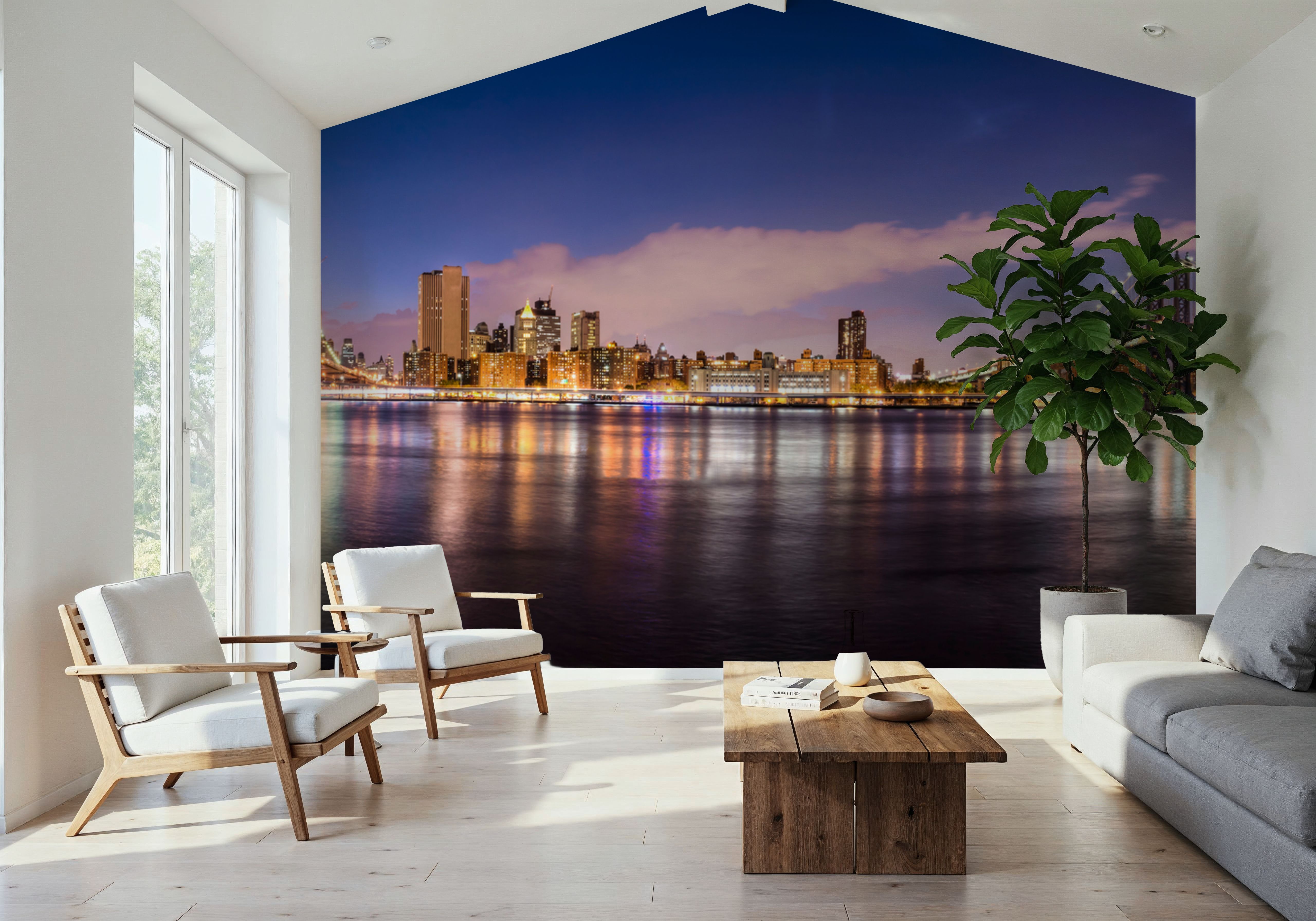 Manhattan Wakes Up, Wallpaper