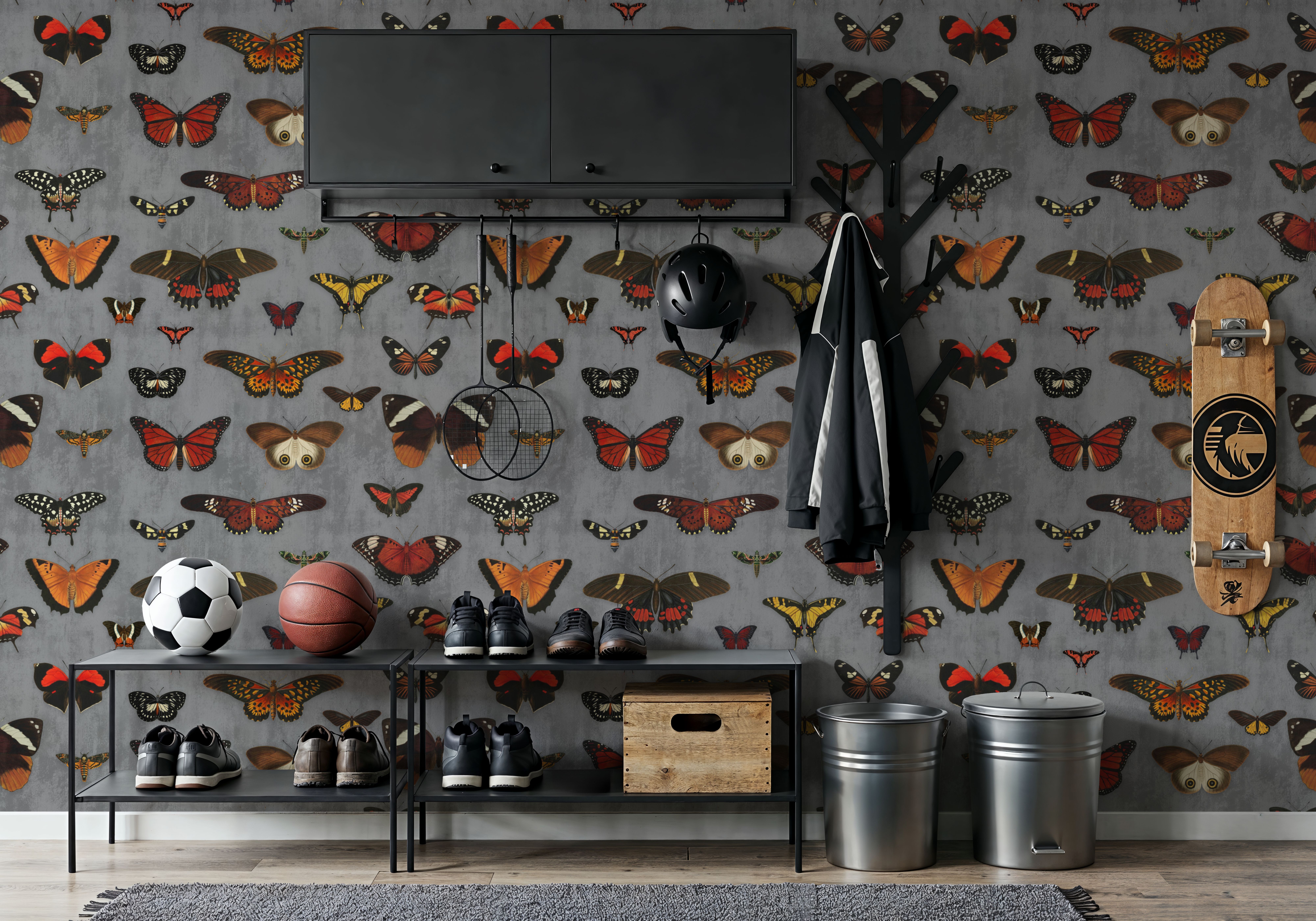 Butterfly Collection Gray
