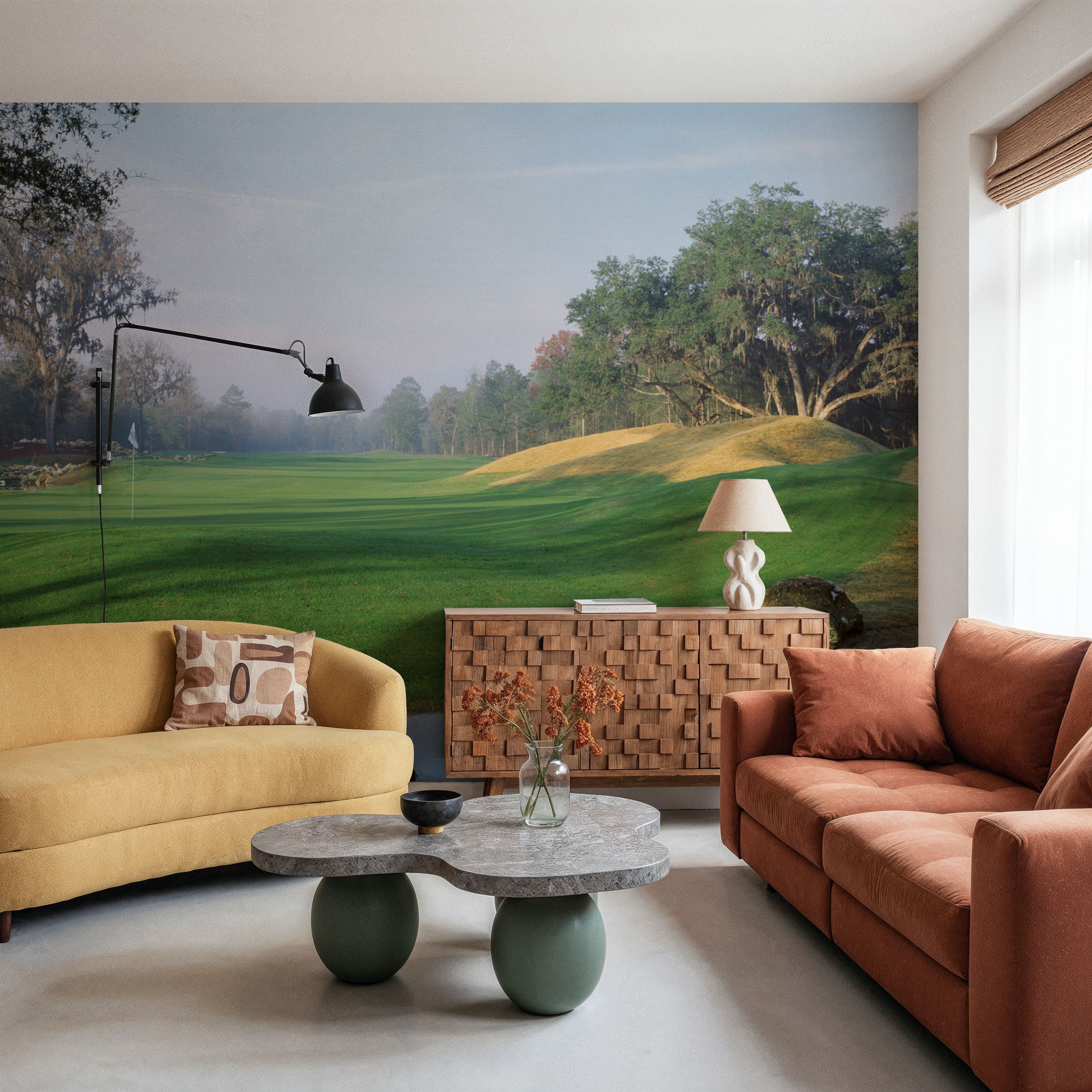 Misty Fairway Serenity