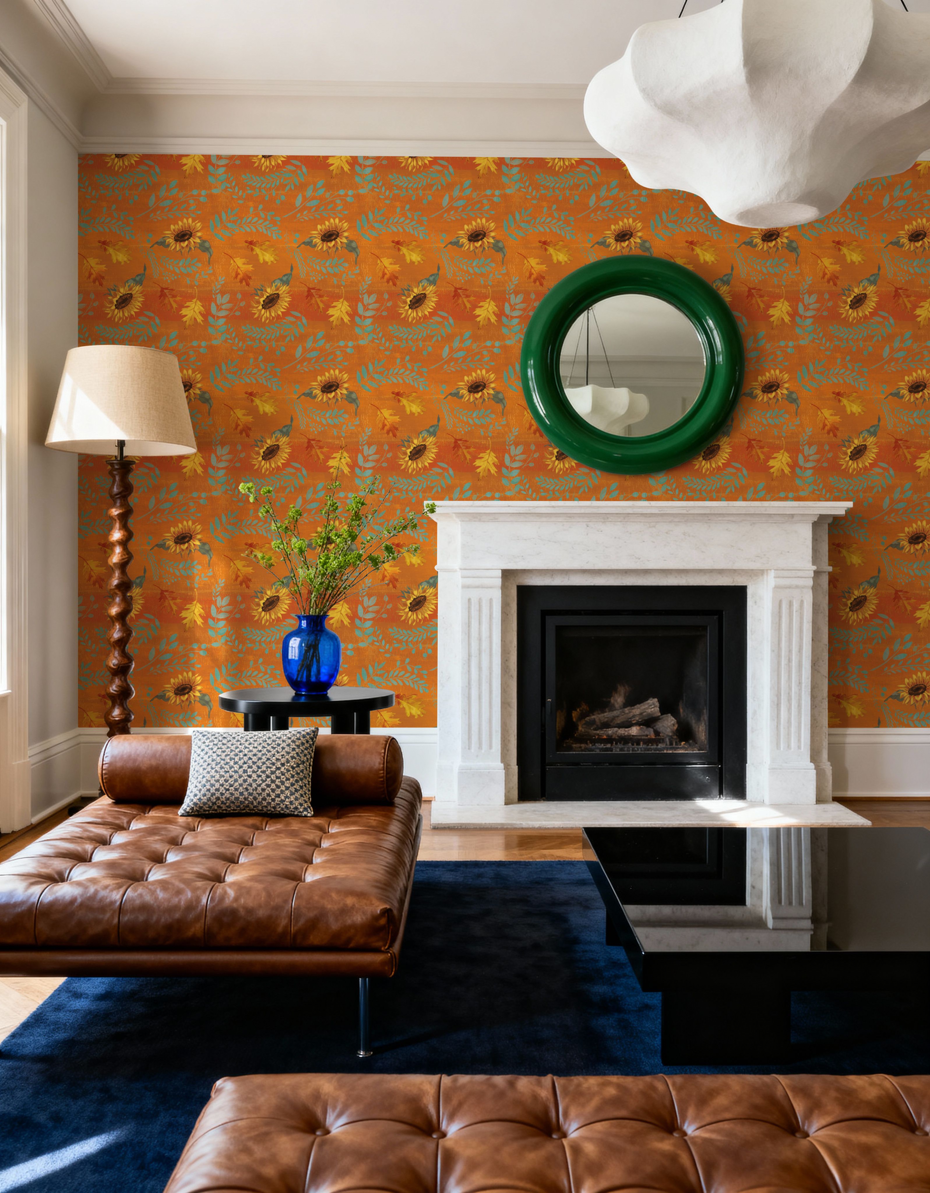 Fall Harvest Orange, Wallpaper