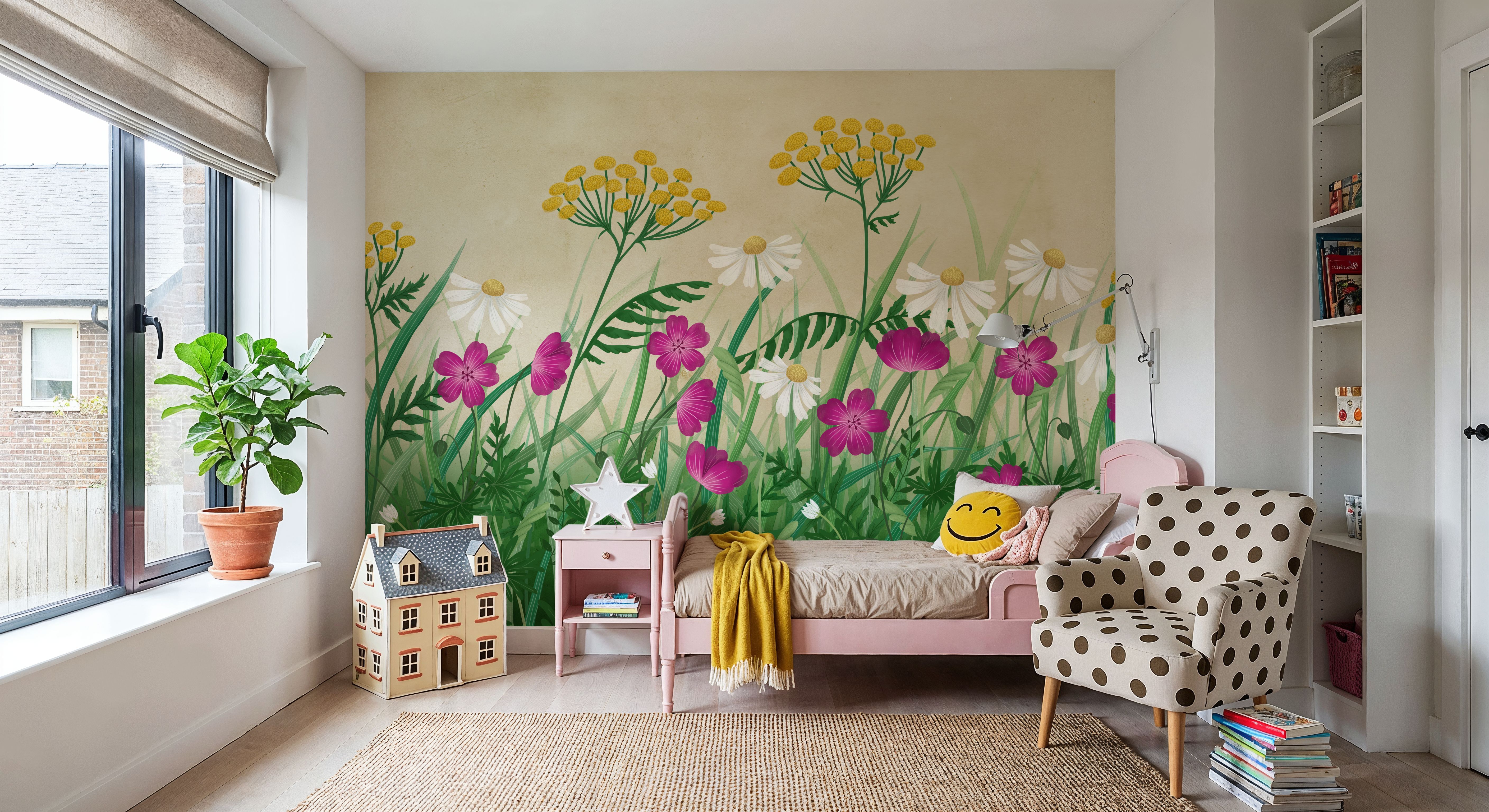 Geranium Meadow, Beige