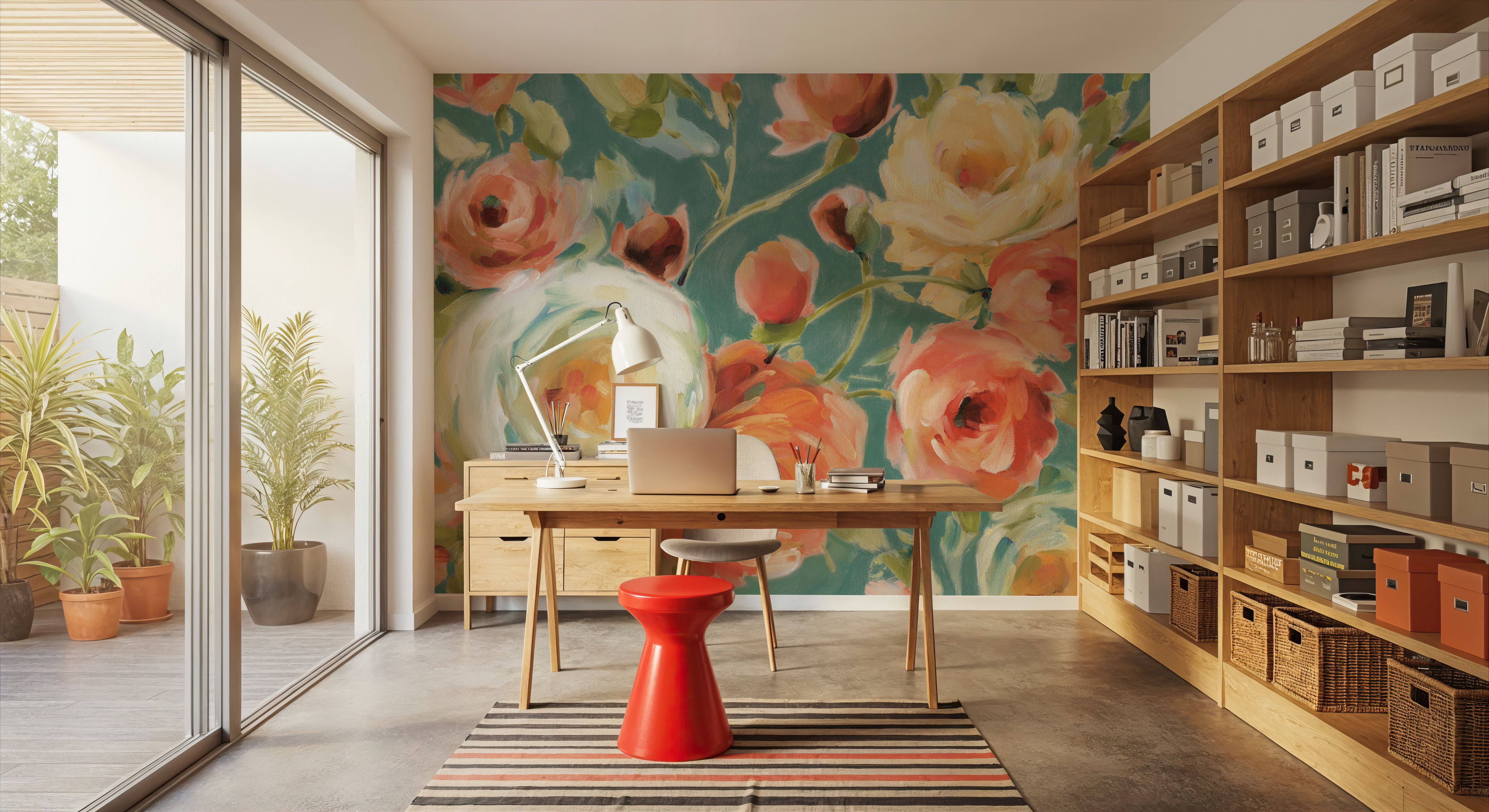 Florabundance I Autumn Teal