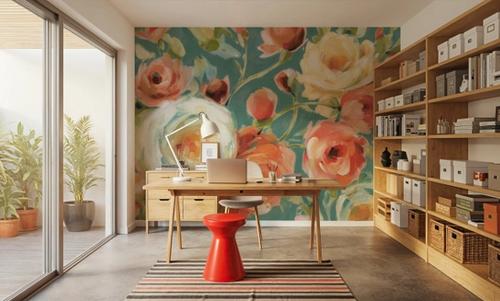 Florabundance I Autumn Teal