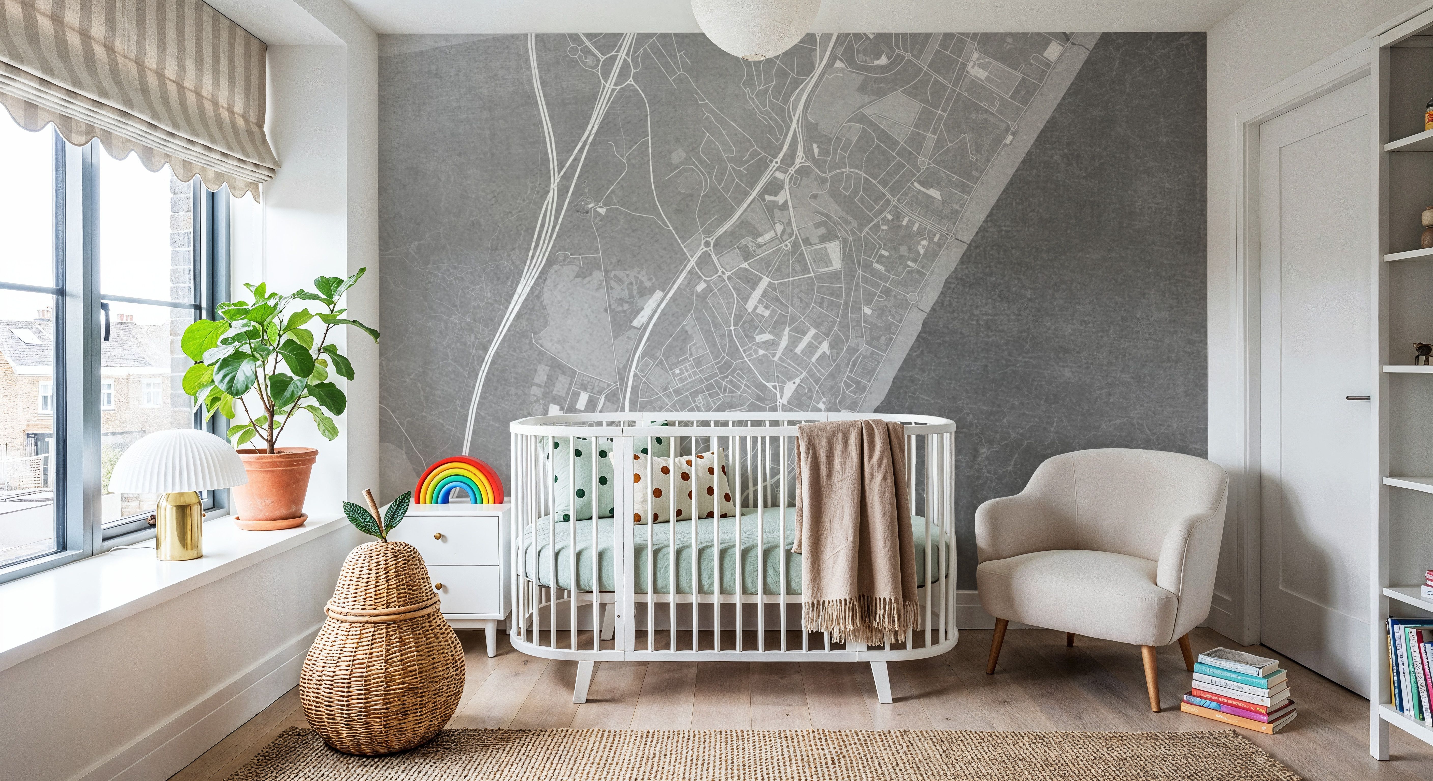 Torremolinos Grey, Behang