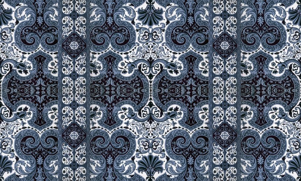 Golden Versailles, French Blue