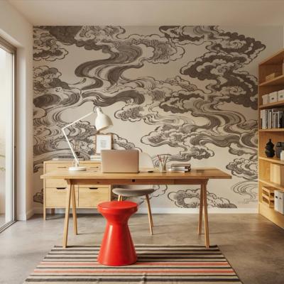 Ukiyo-e Clouds, Mauve