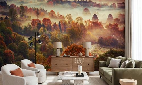 Autumn Mountain Morning