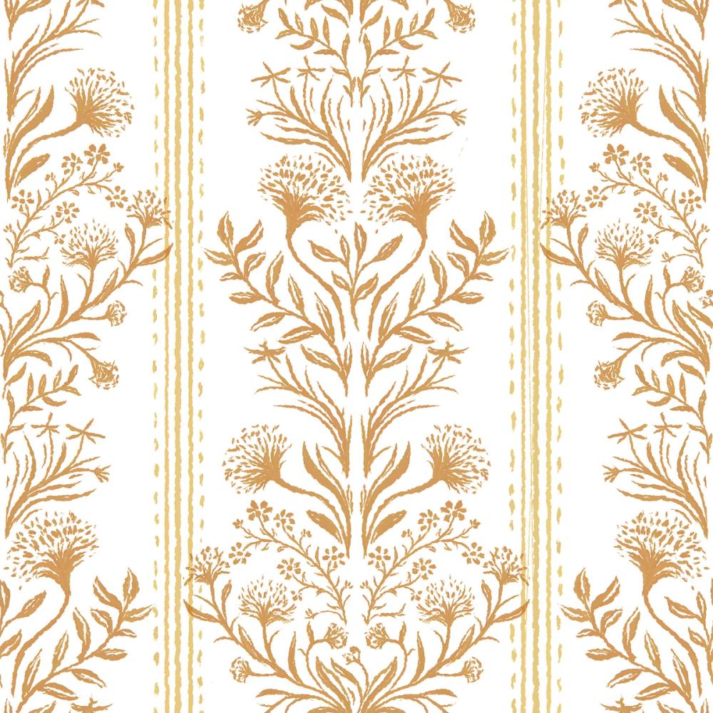 Fall Botanical Stripes, Orange