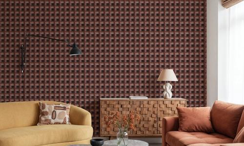 Decorative Cubes, Terracotta