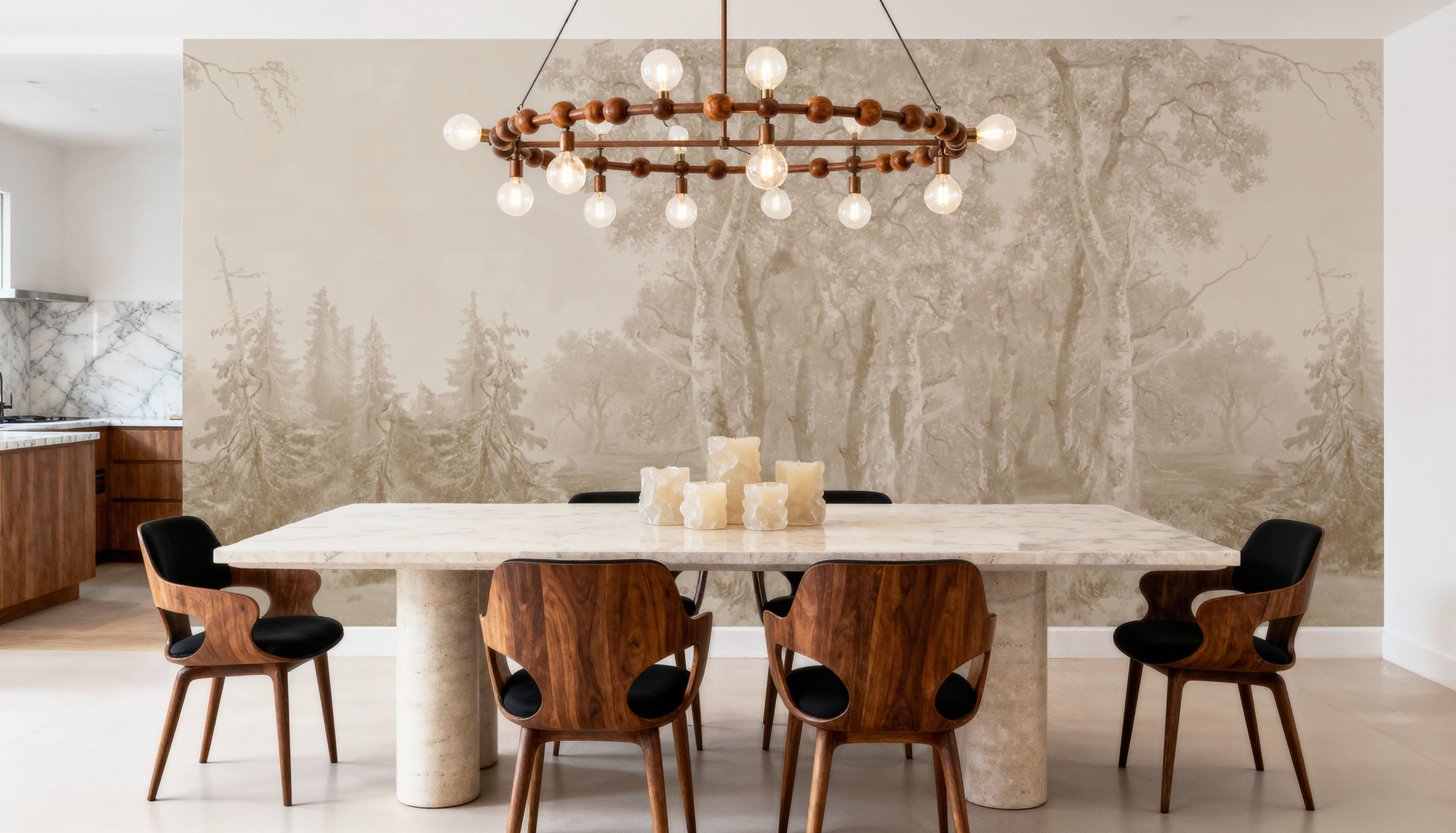 Forest Immersion Pale Beige