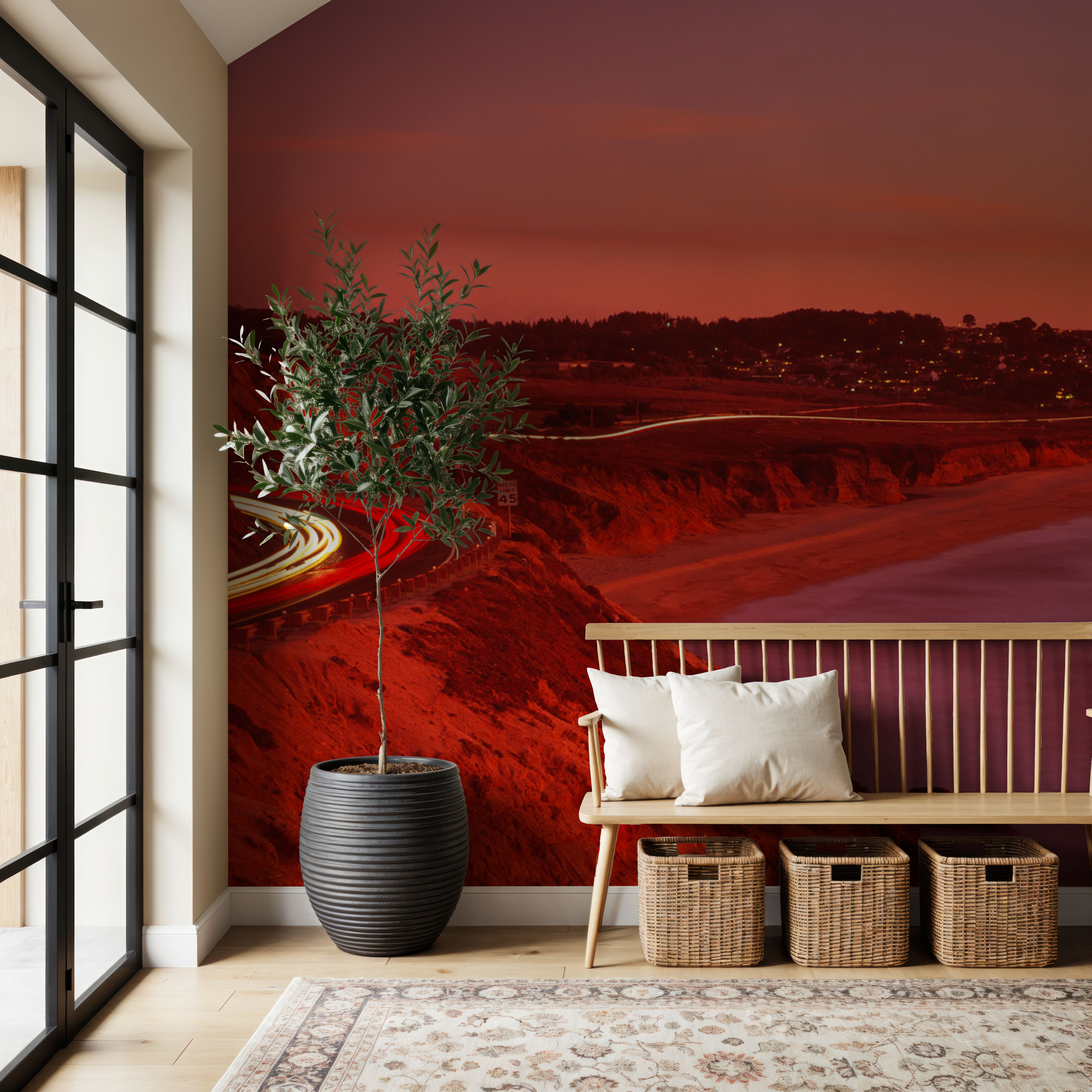 Sunset Coastal Journey