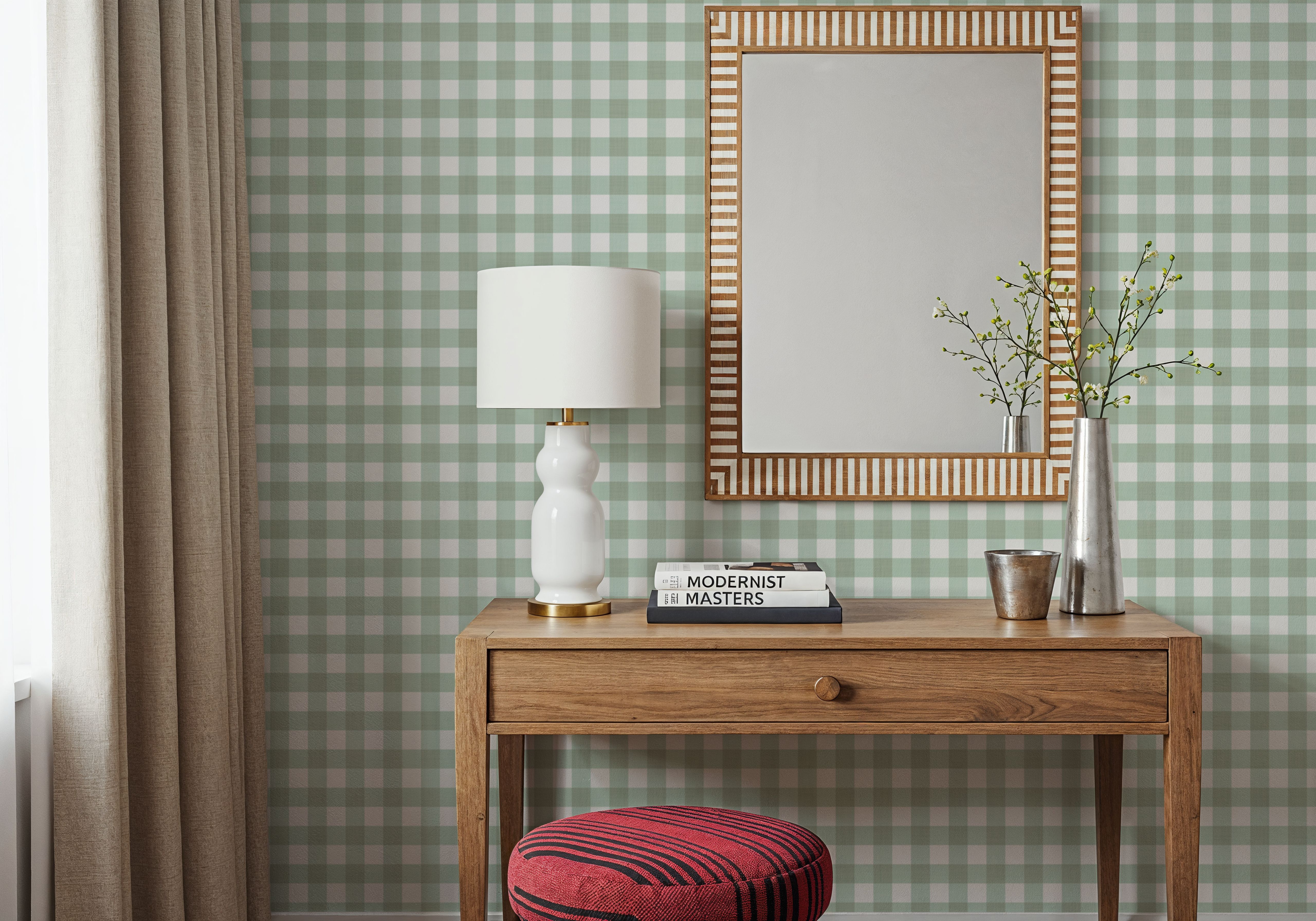Gingham Mint