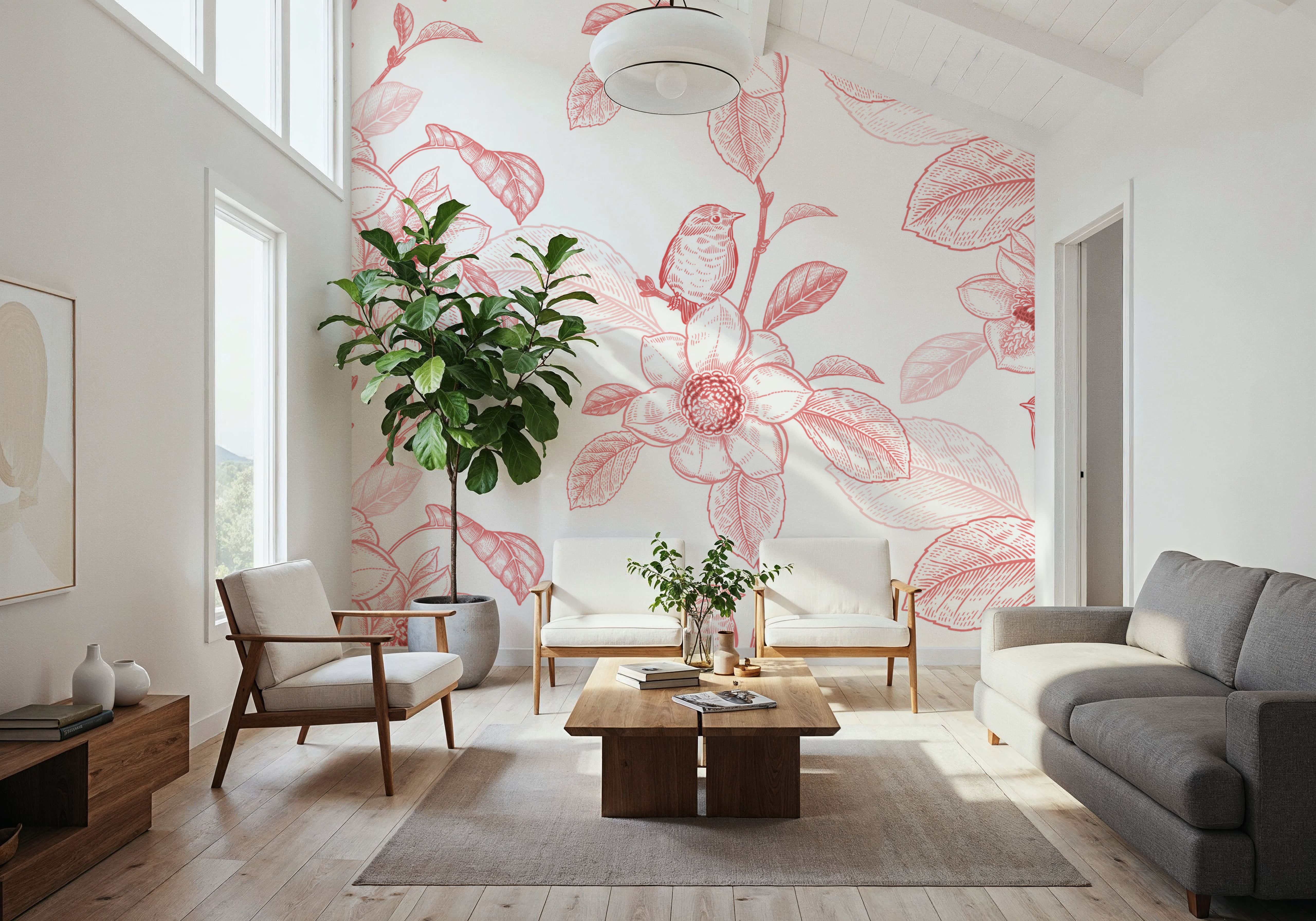 Blooming Magnolia, Wallpaper