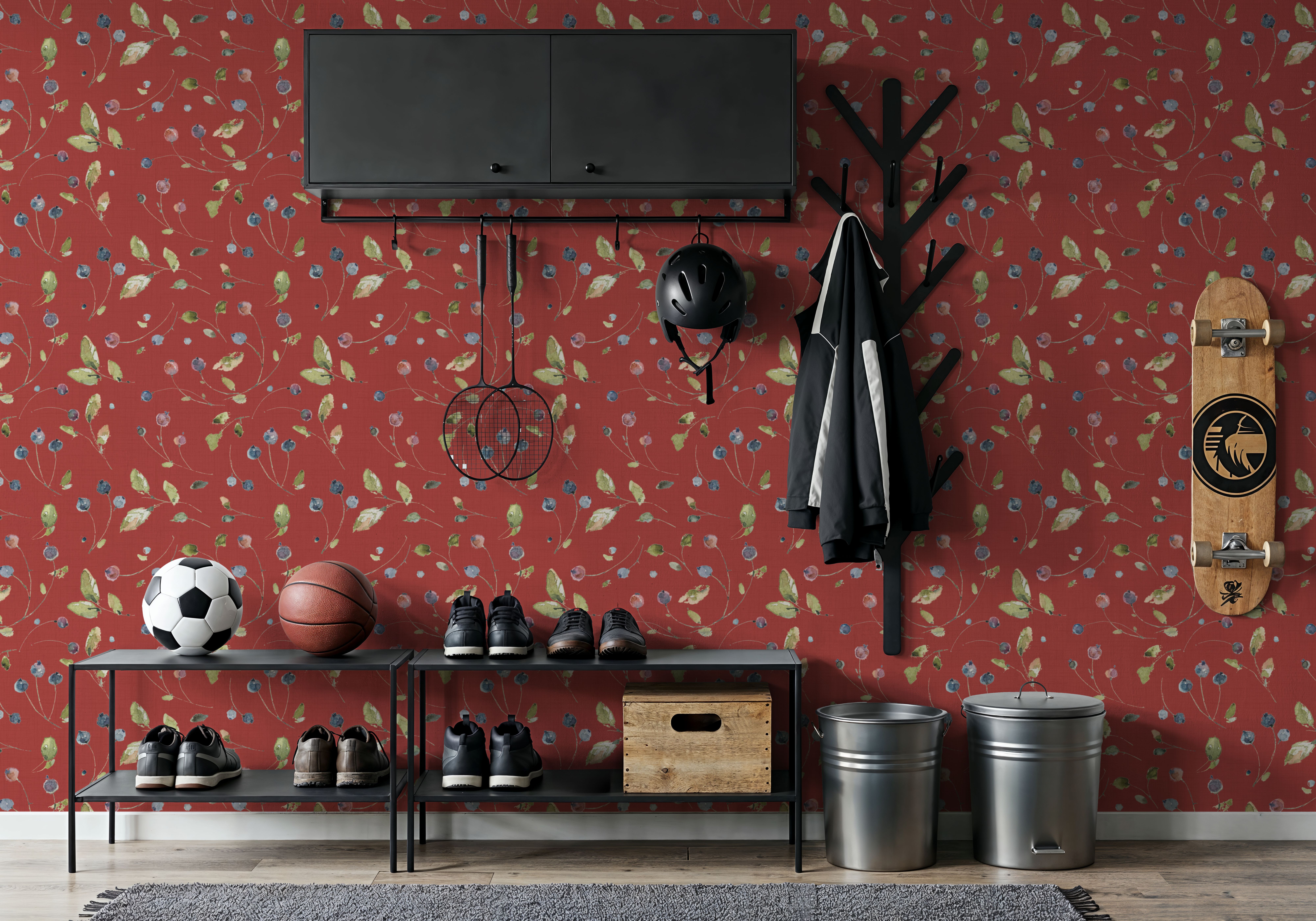 Time to Share Floral Red