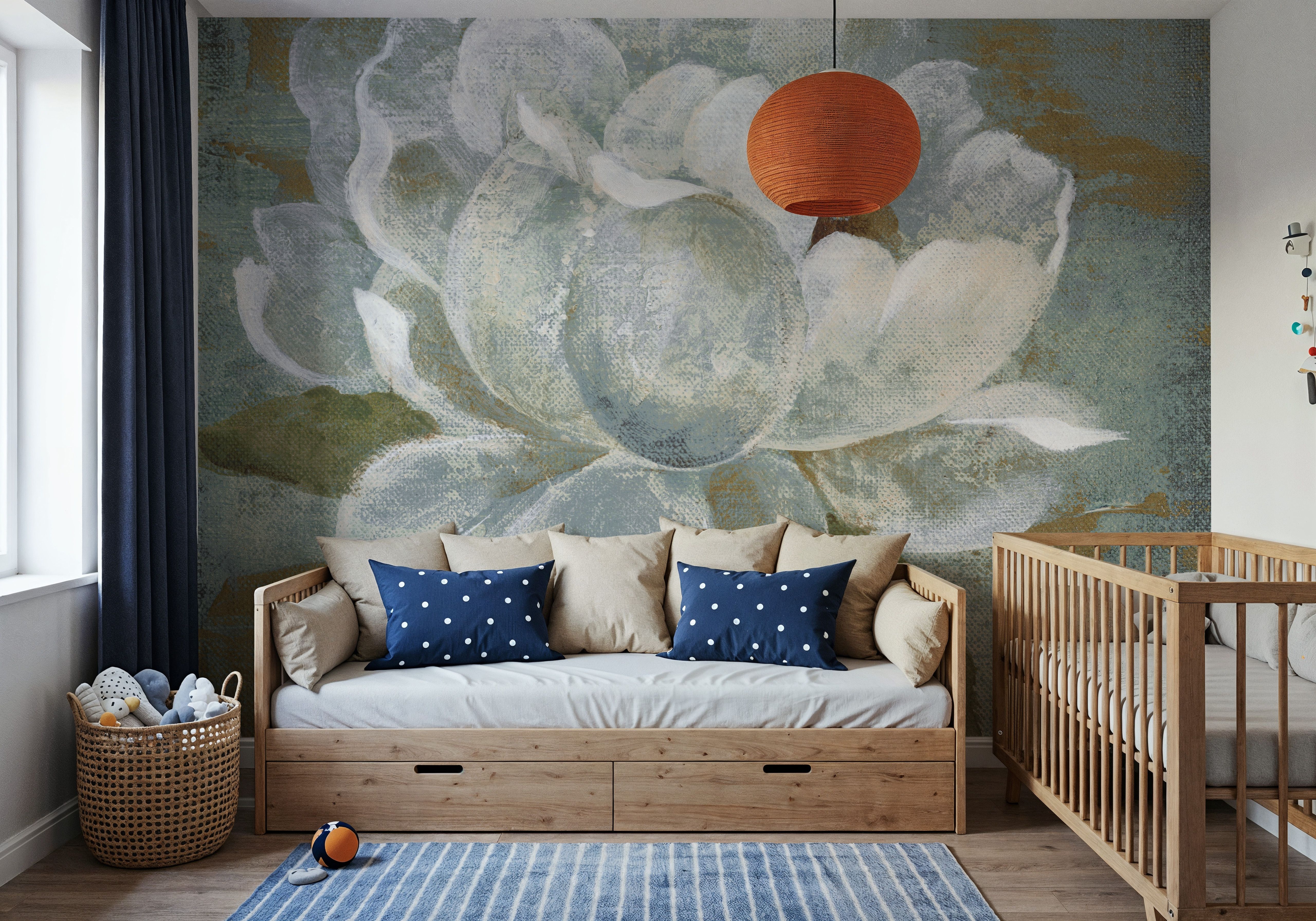 Peony Tile I, Papier peint