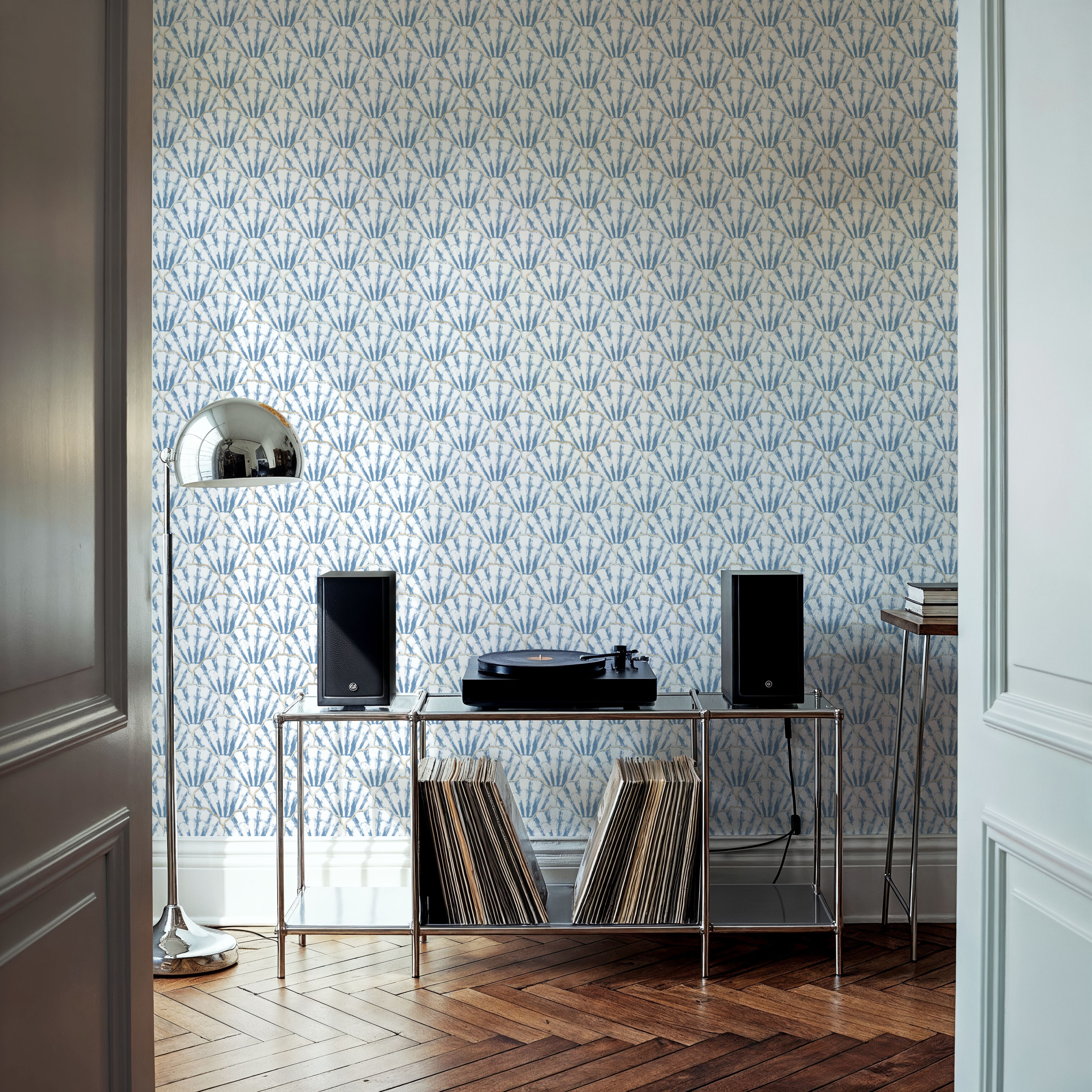 Mermaid Shells, Blue