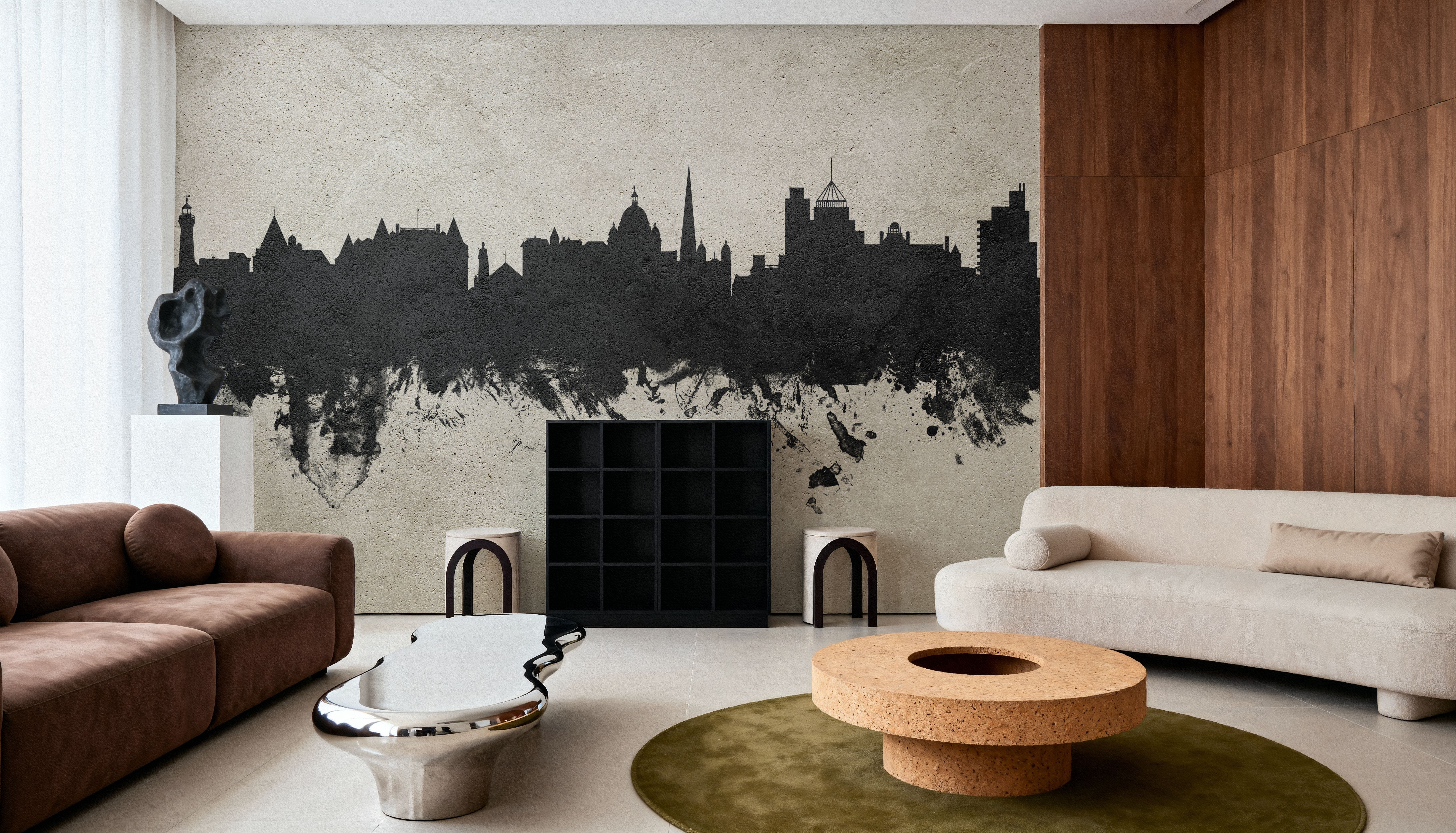 Victoria Canada Skyline Concrete, Carte da parati