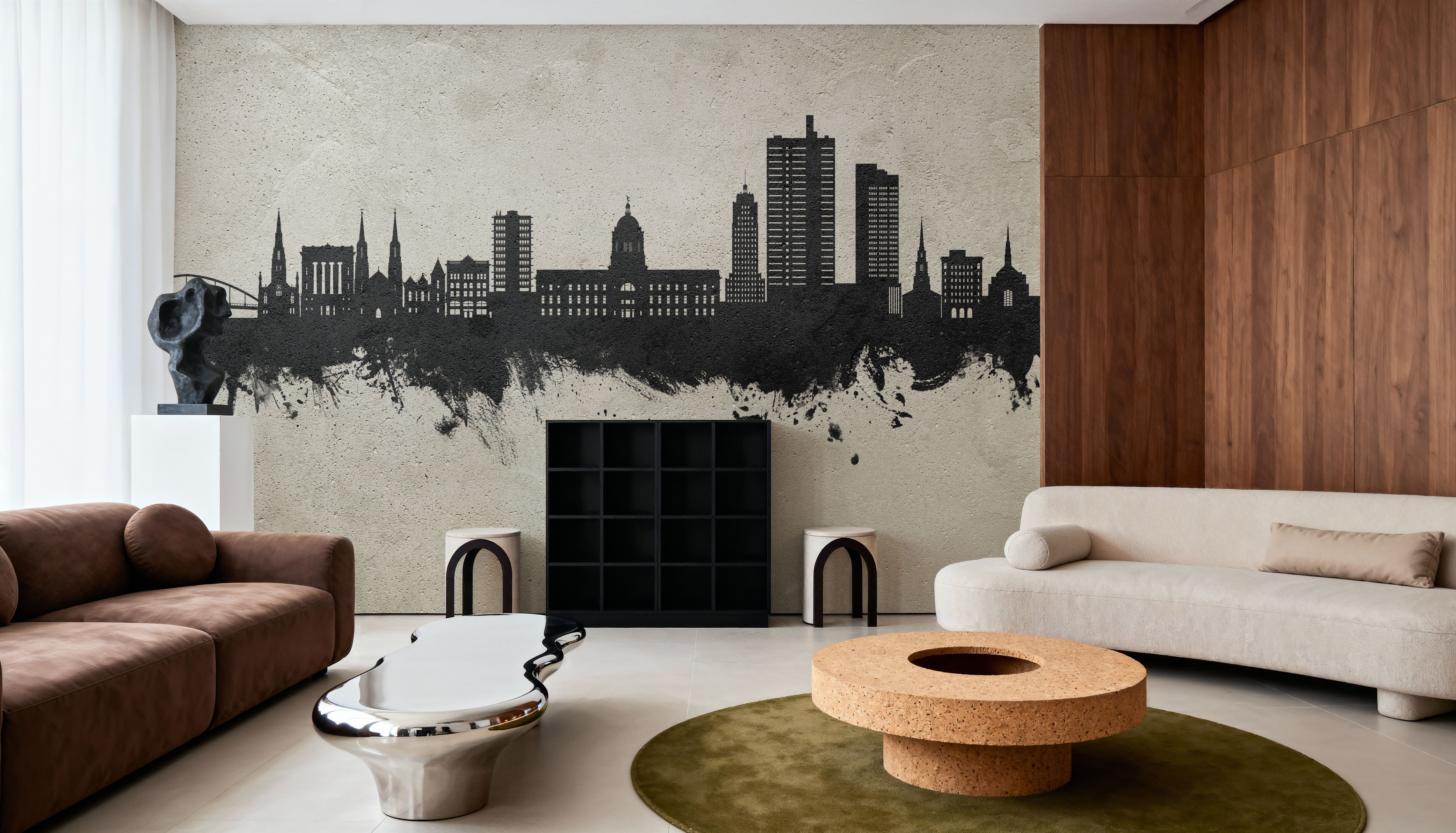 Fort Wayne Indiana Skyline Concrete