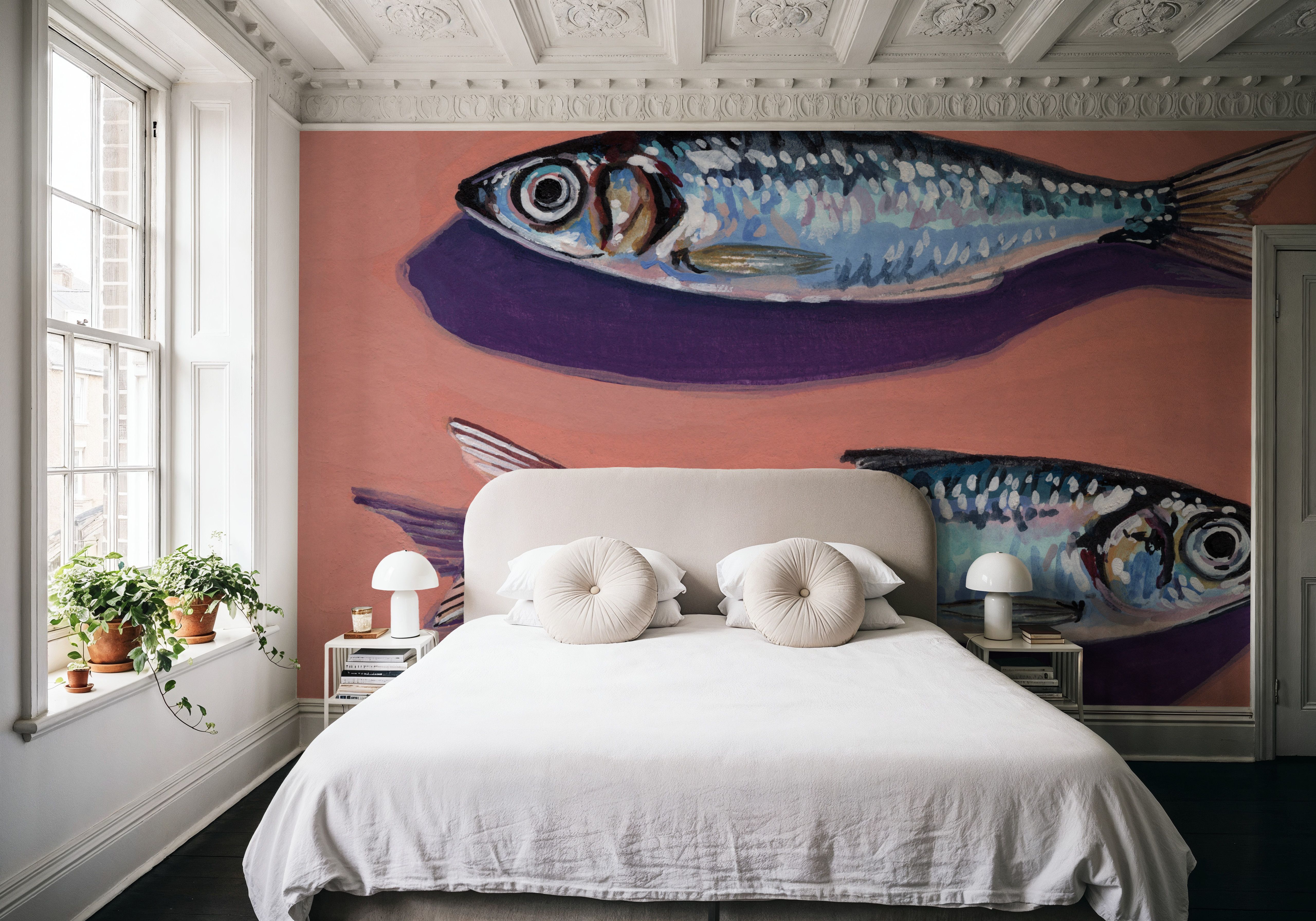 Us But Sardines, Papel pintado