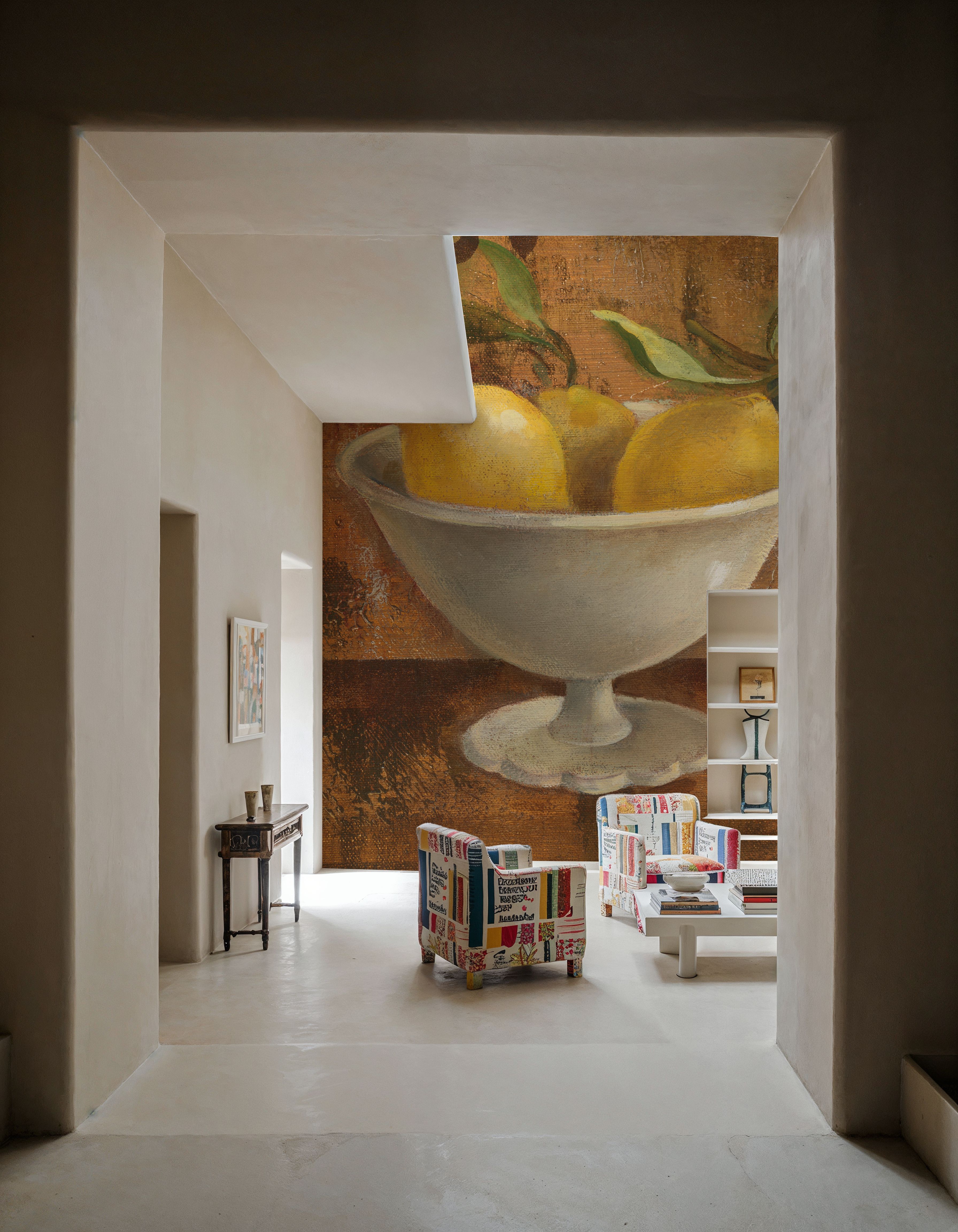 Lemons in Old Bowl