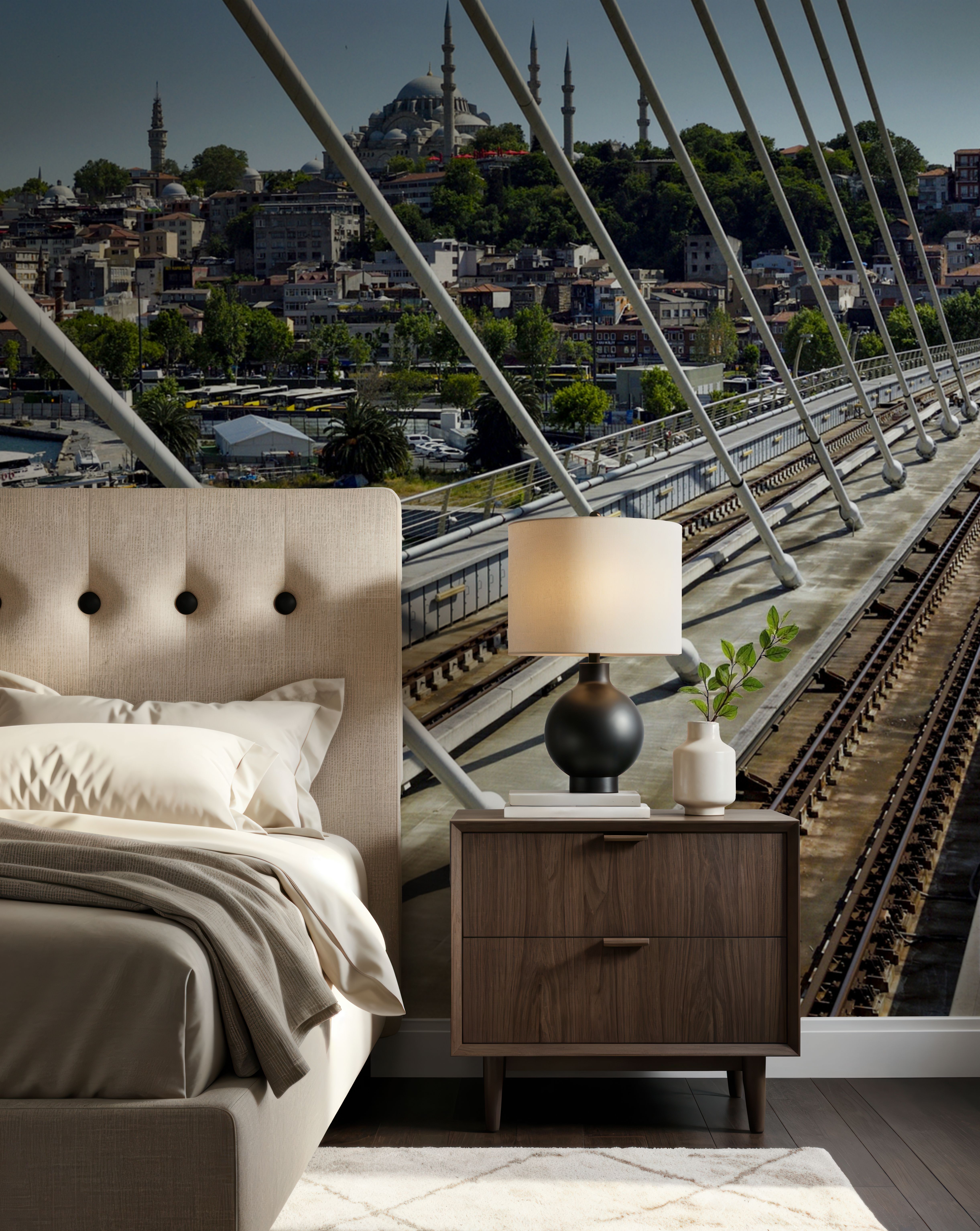 Urban Bridge Panorama