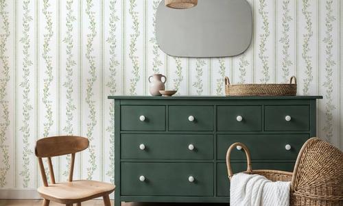 Botanical Pinstripe